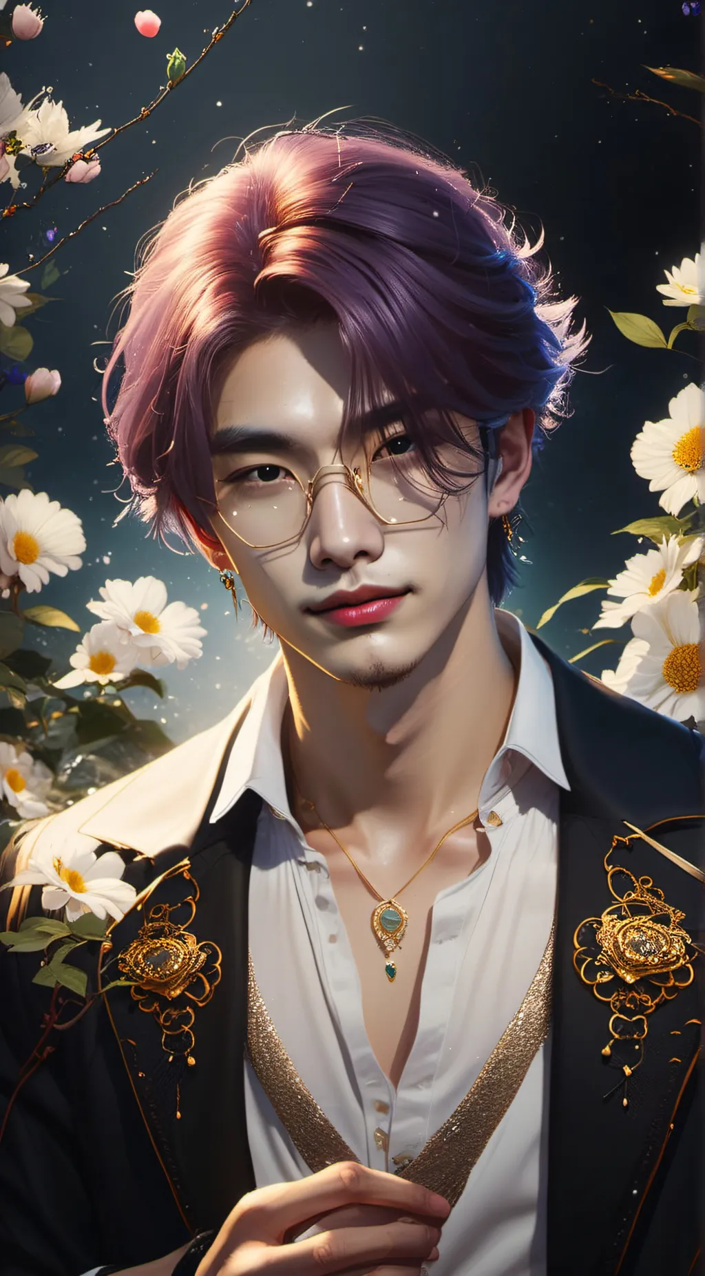 ai character: hwang hyunjin  background