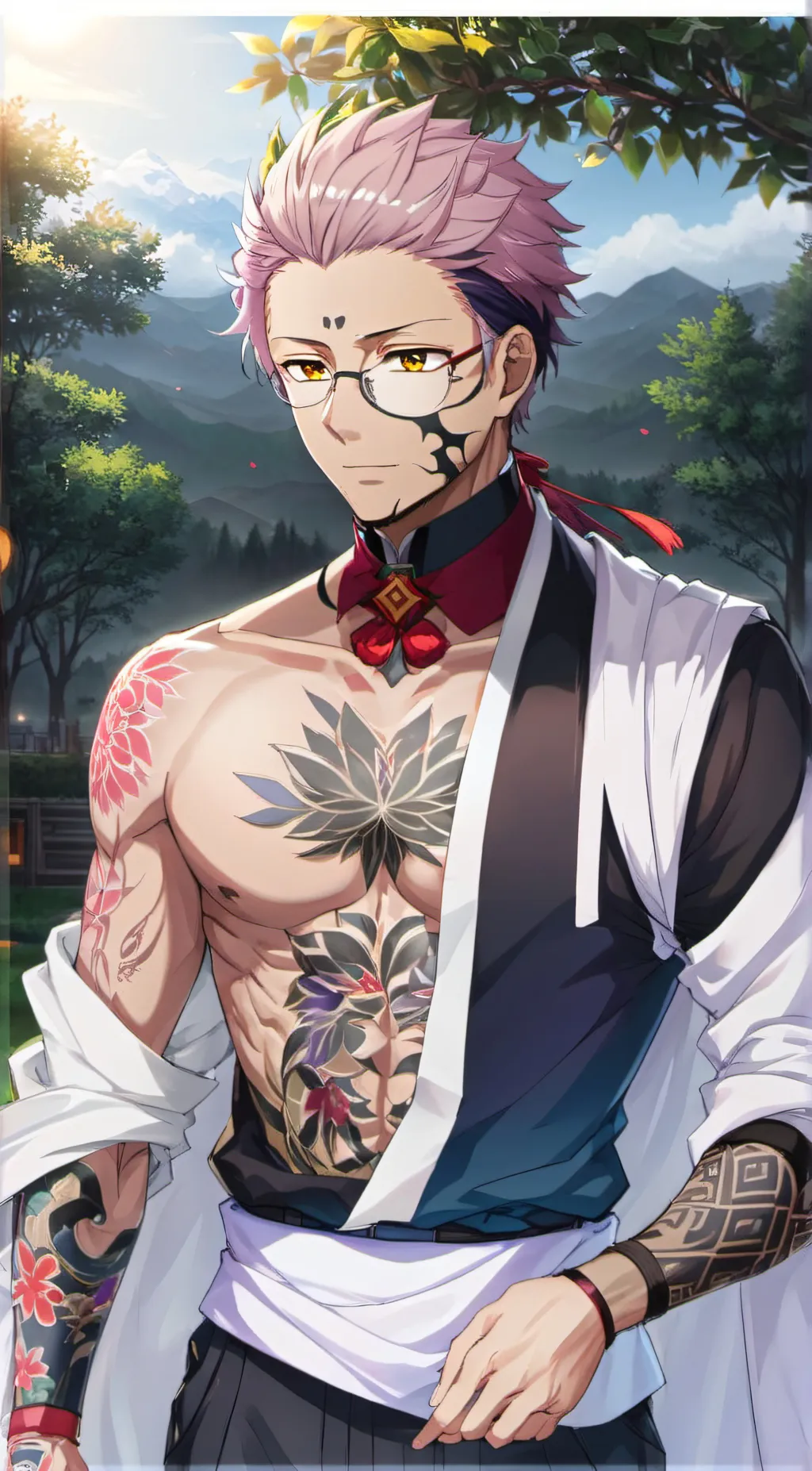 ai character: Sukuna background