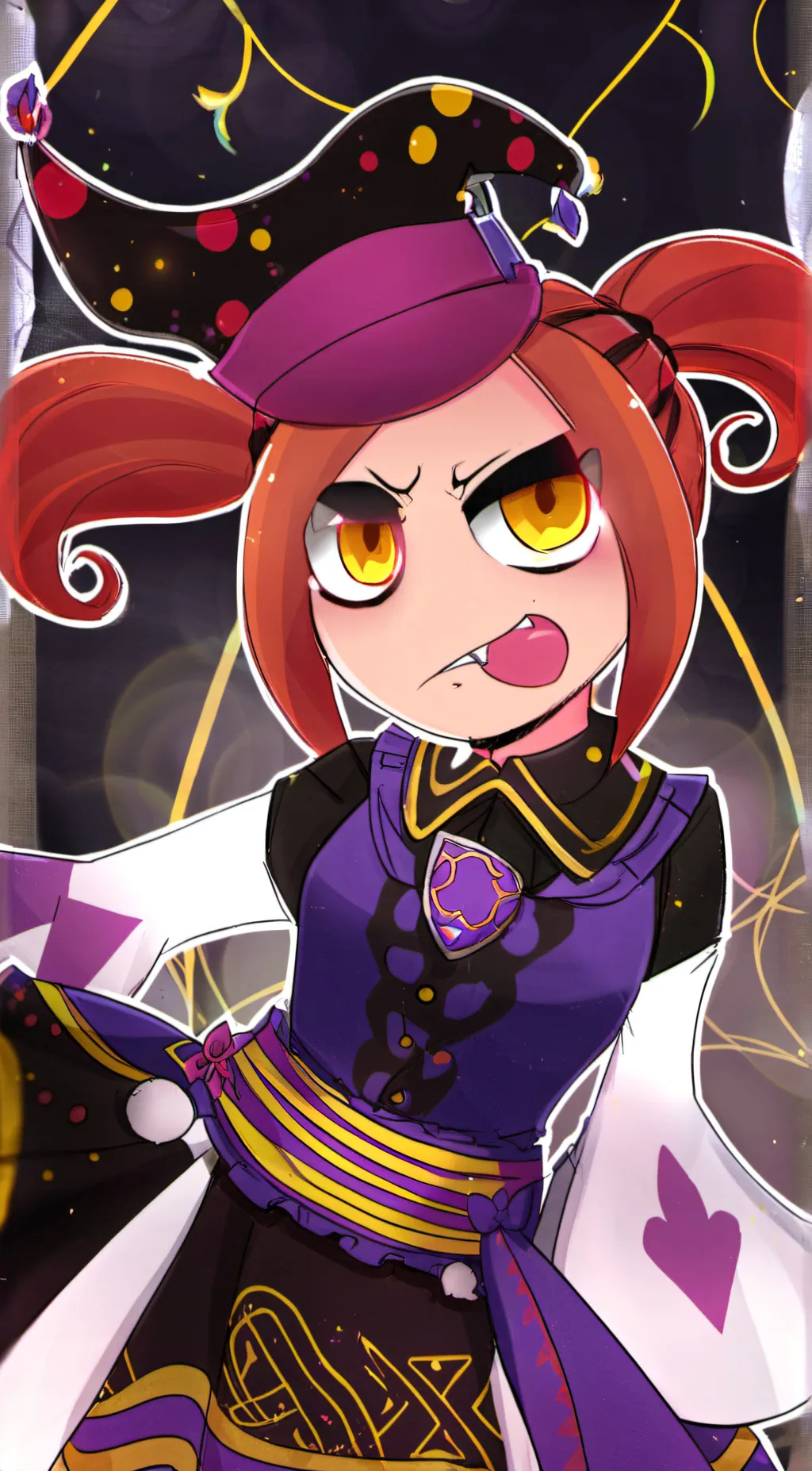 ai character: Pomni and Jax  background