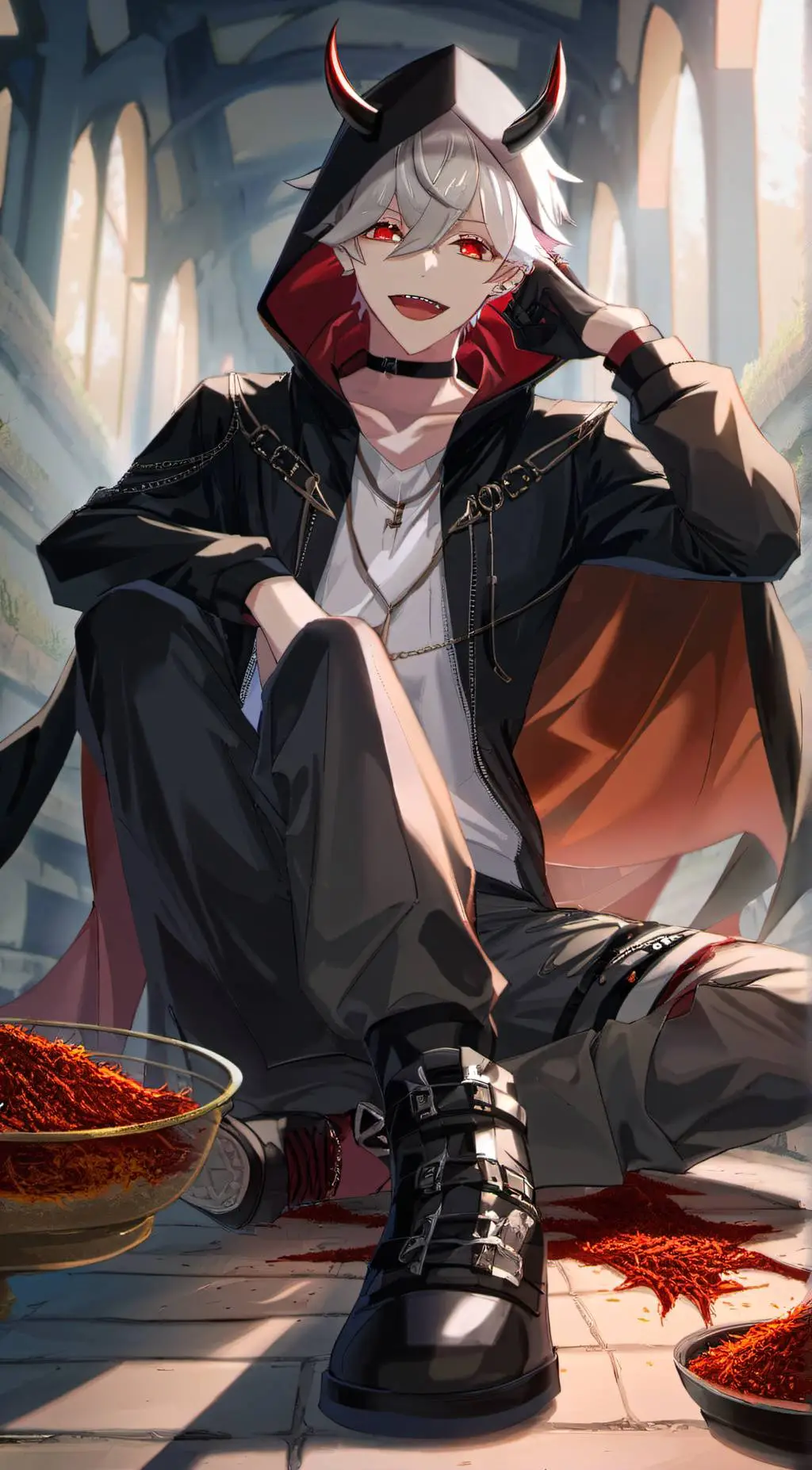 ai character: Alexander  background