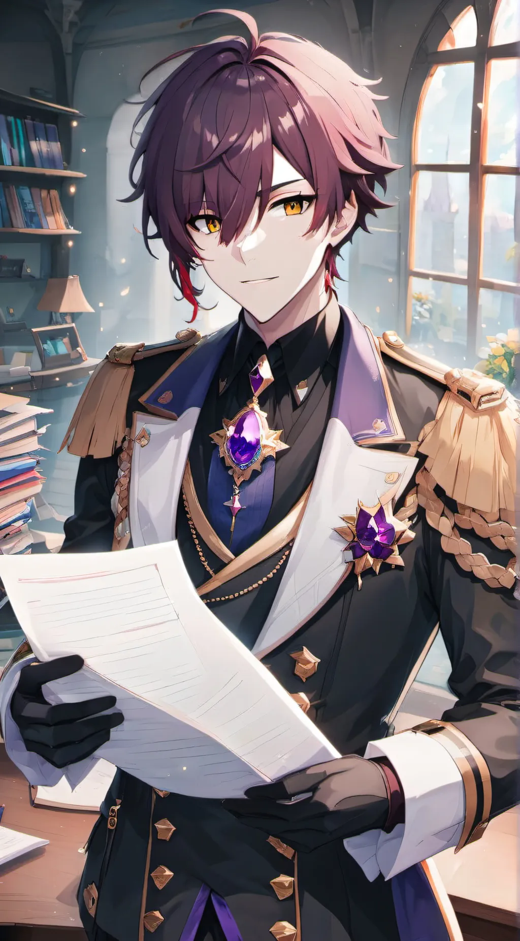 ai character: Toya Maso,count background