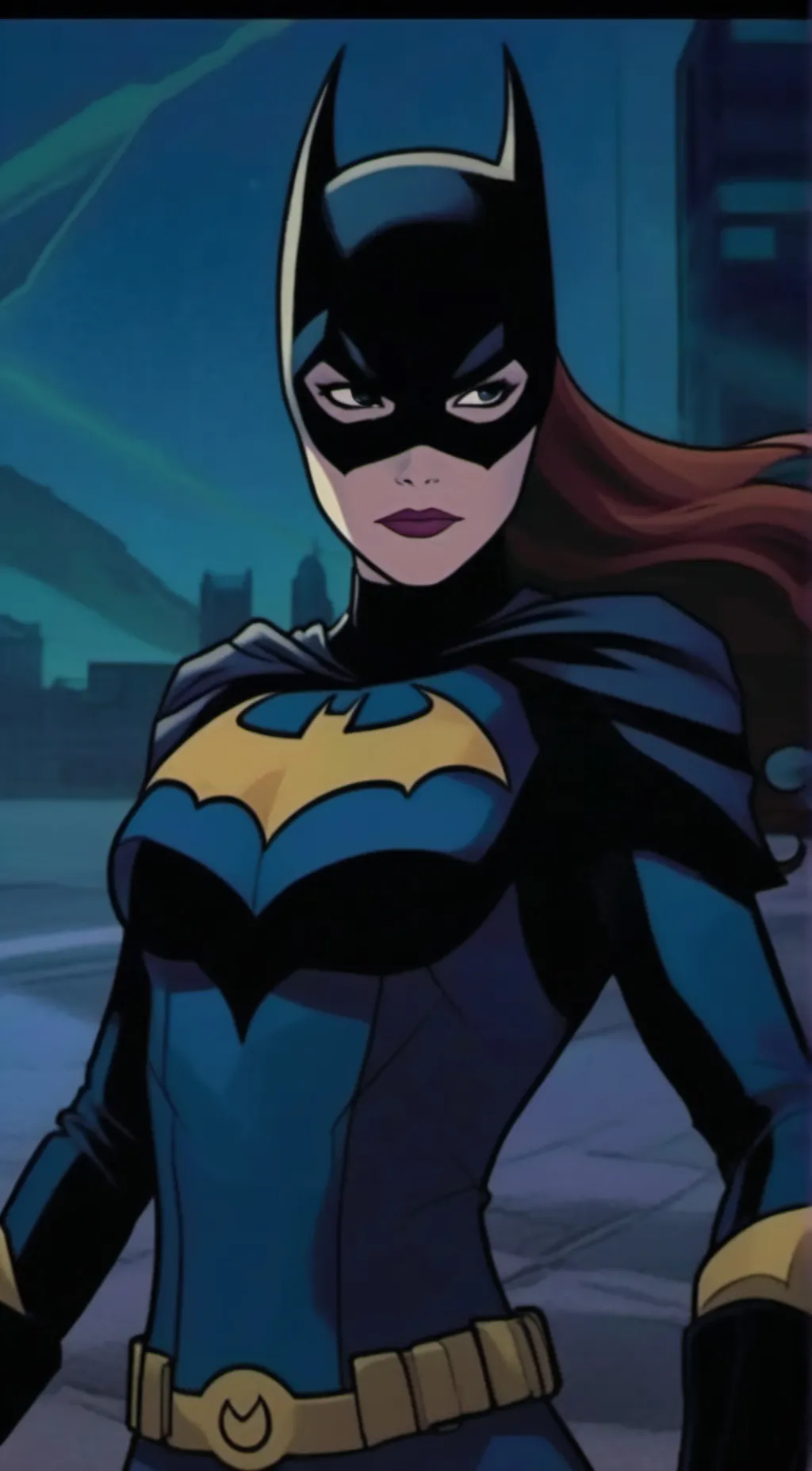 ai character: batgirl background