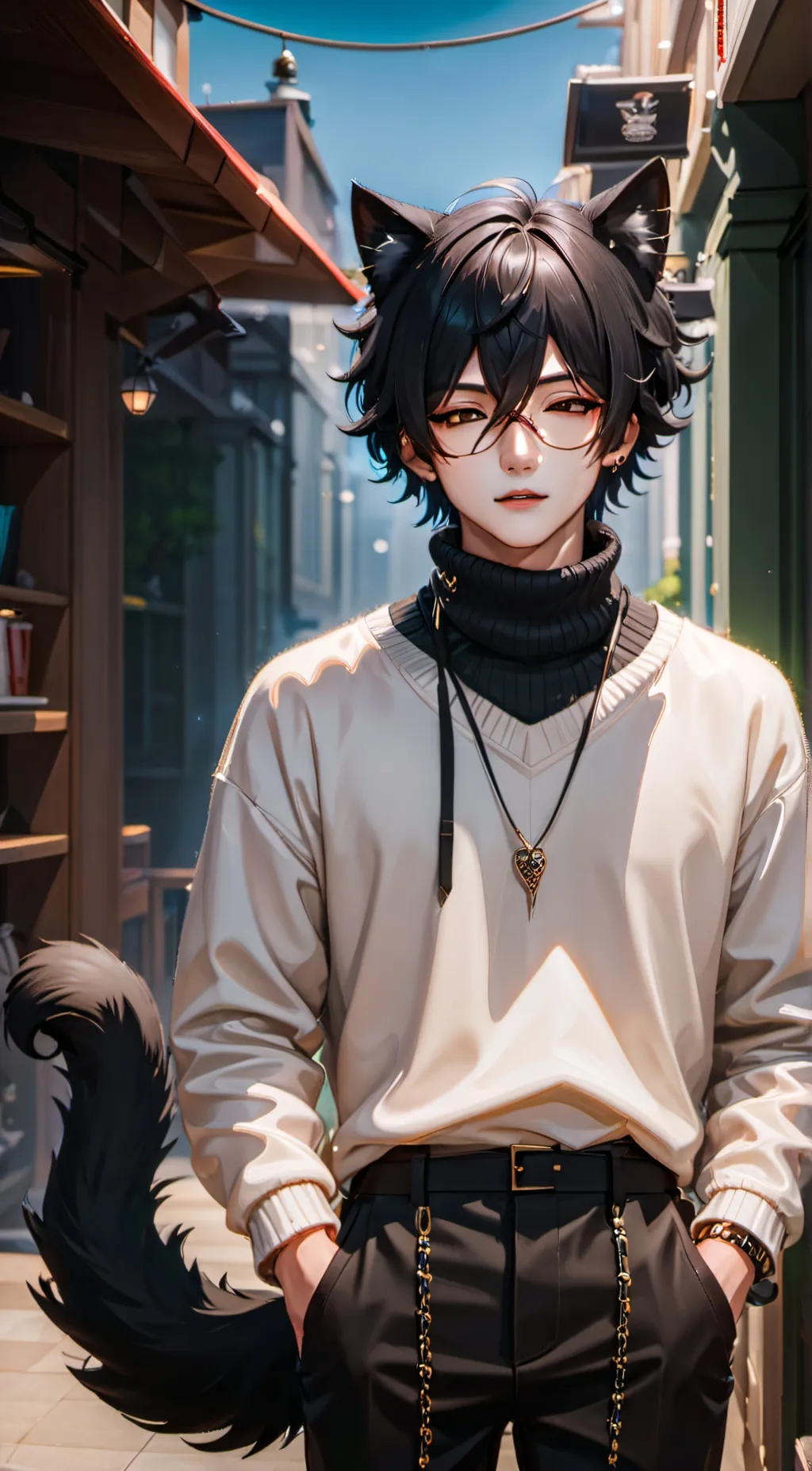 ai character: Nixon  background