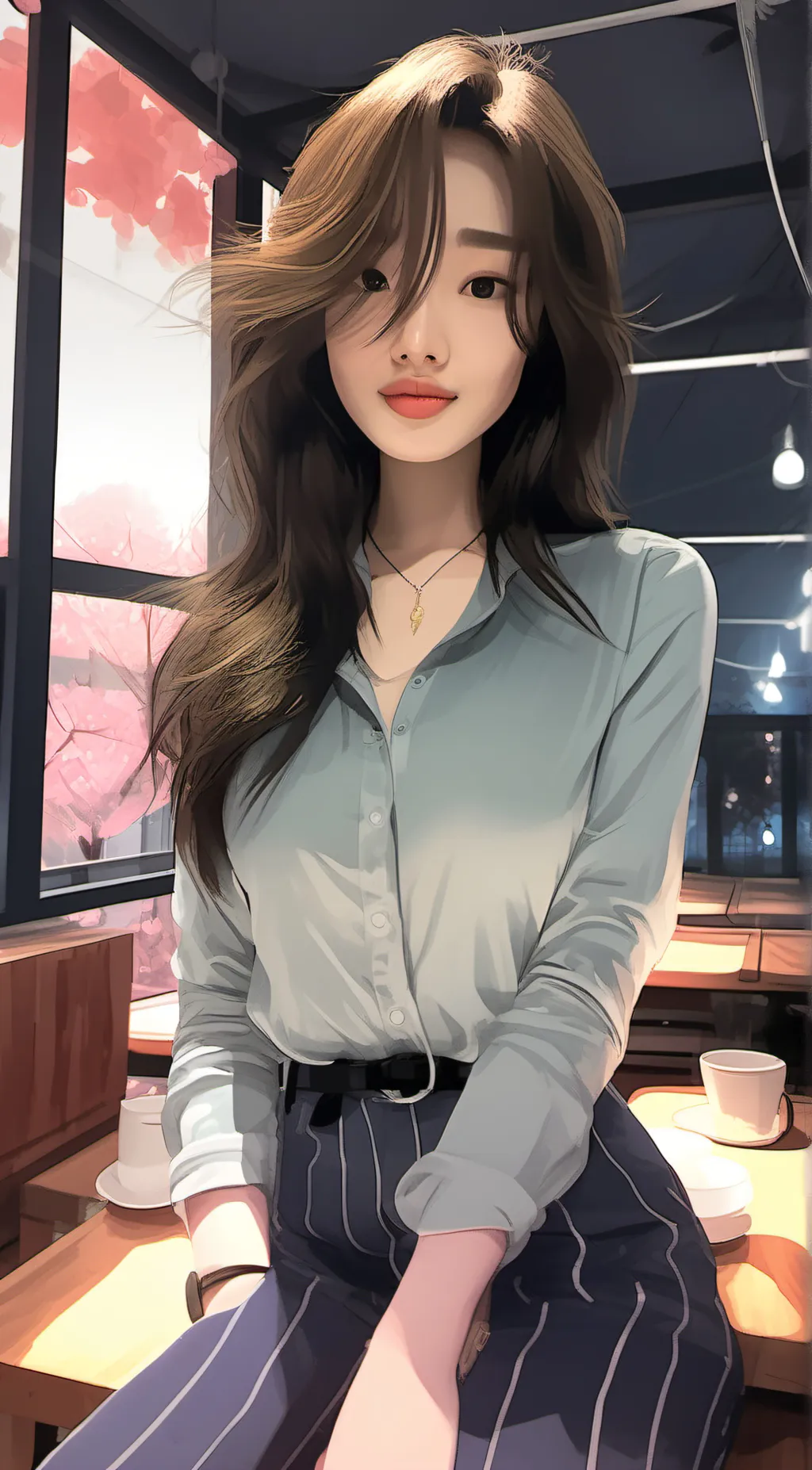 ai character: Marina background