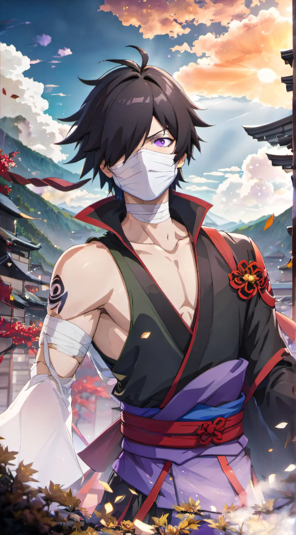 ai character: guido hyun  background