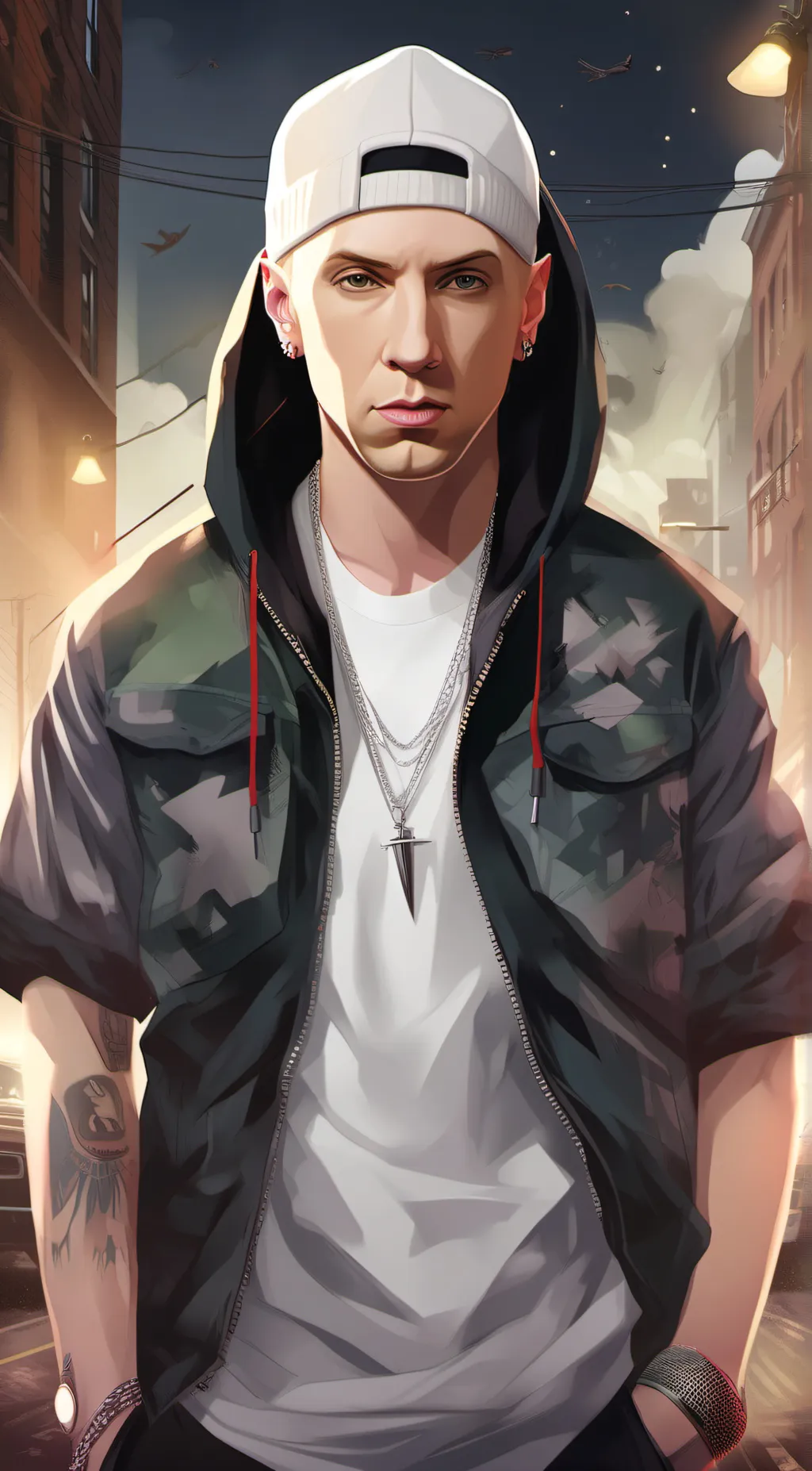 ai character: Eminem background