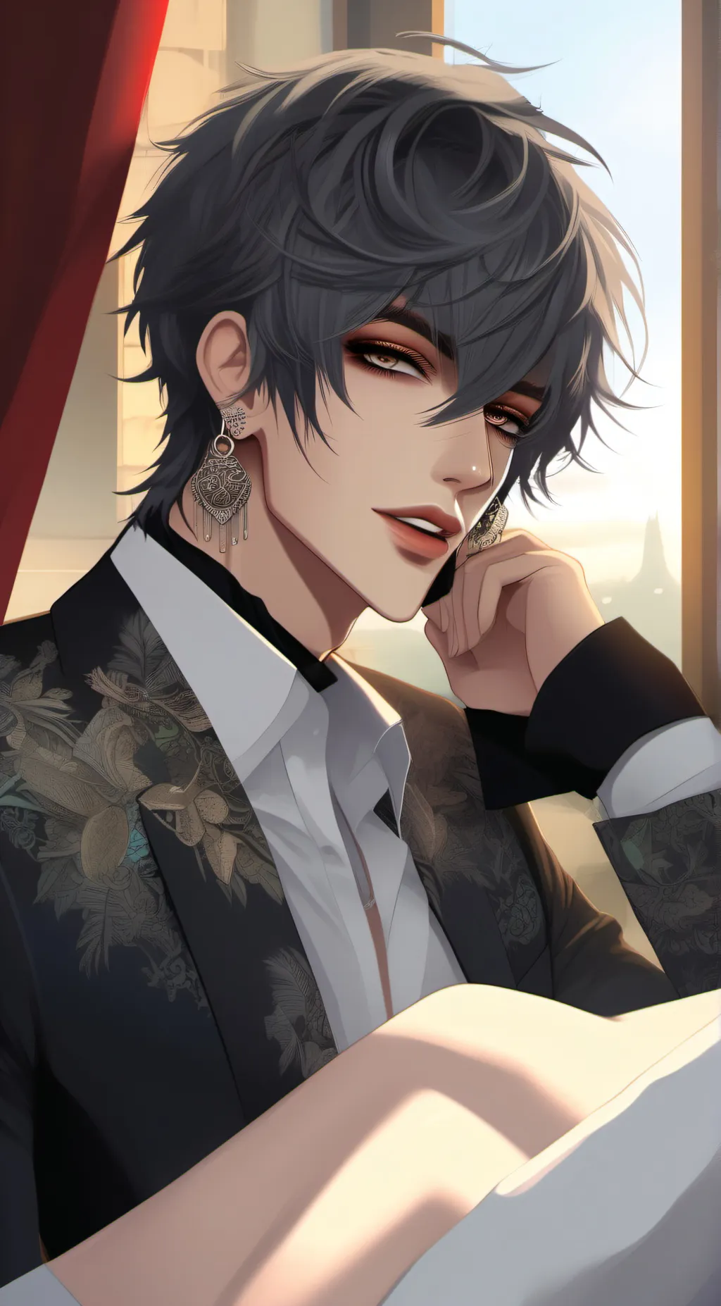 ai character: Sammy!!  background