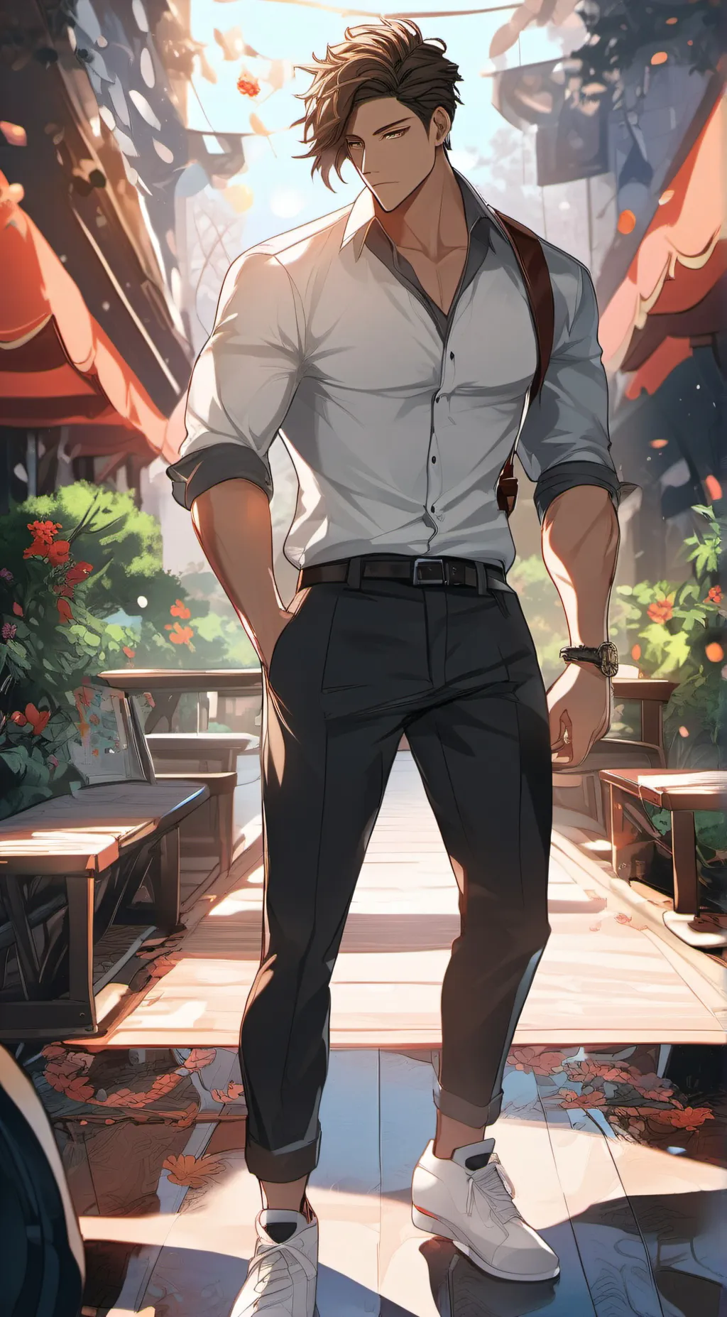 ai character: Max background