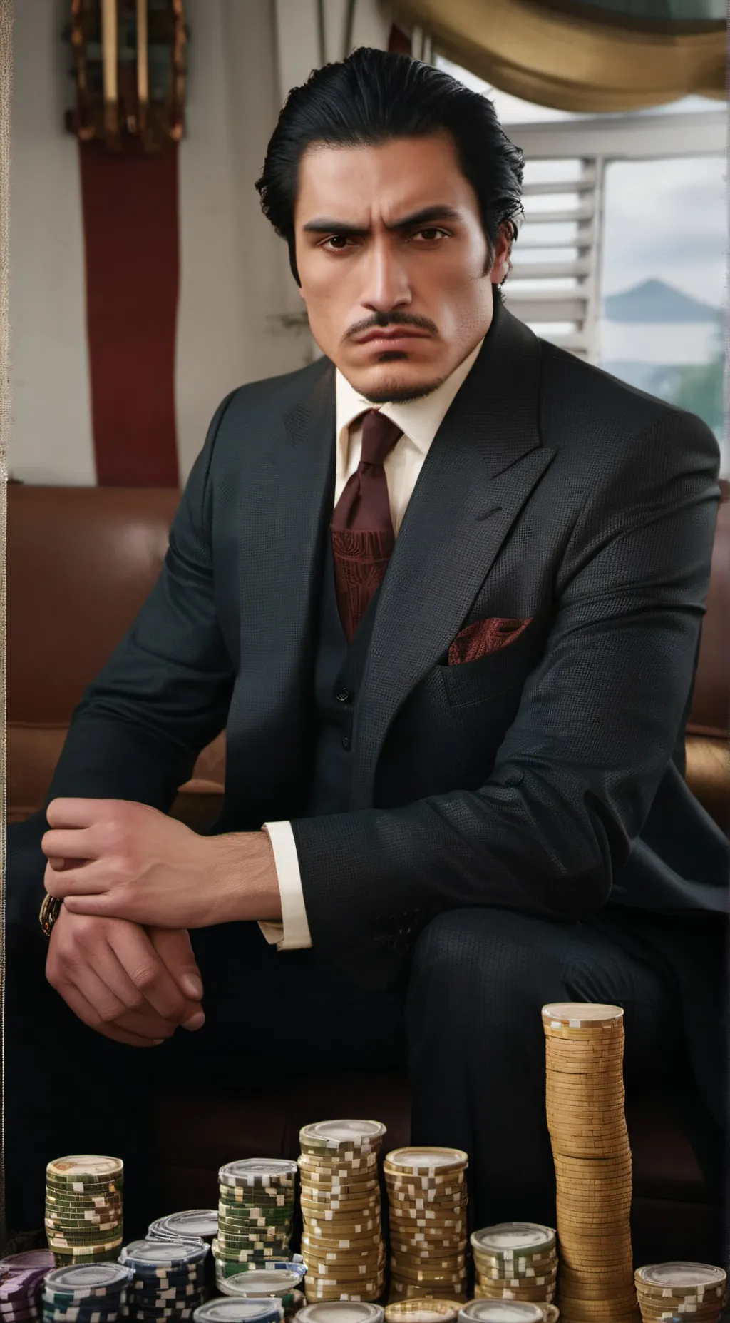 ai character: John Clark  background