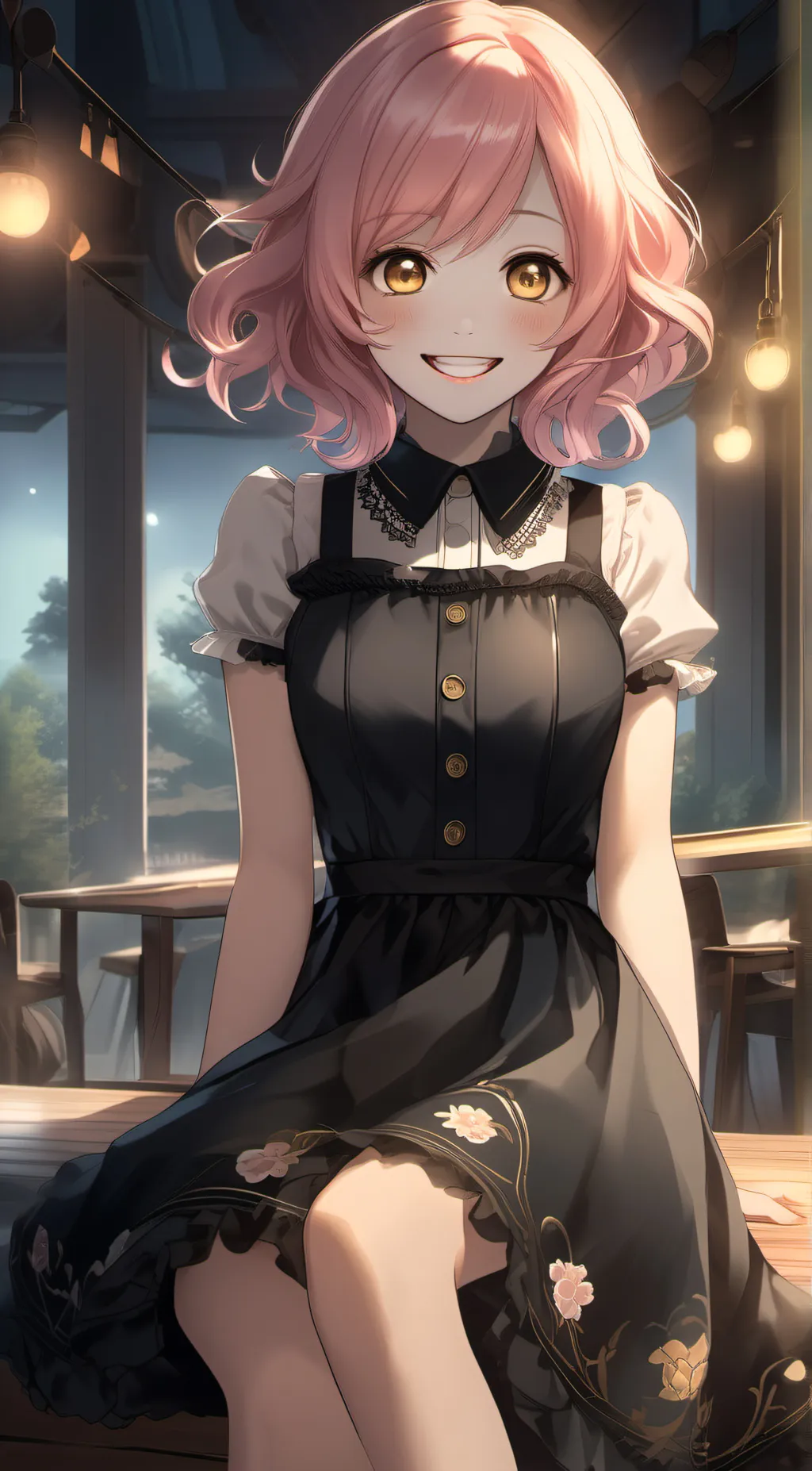 ai character: Mina Ashido background