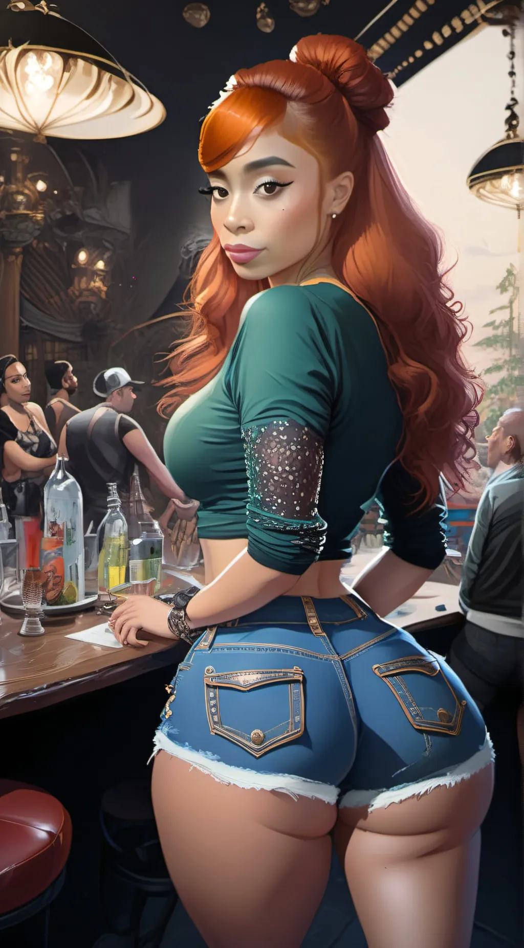 ai character: Icy spicy background