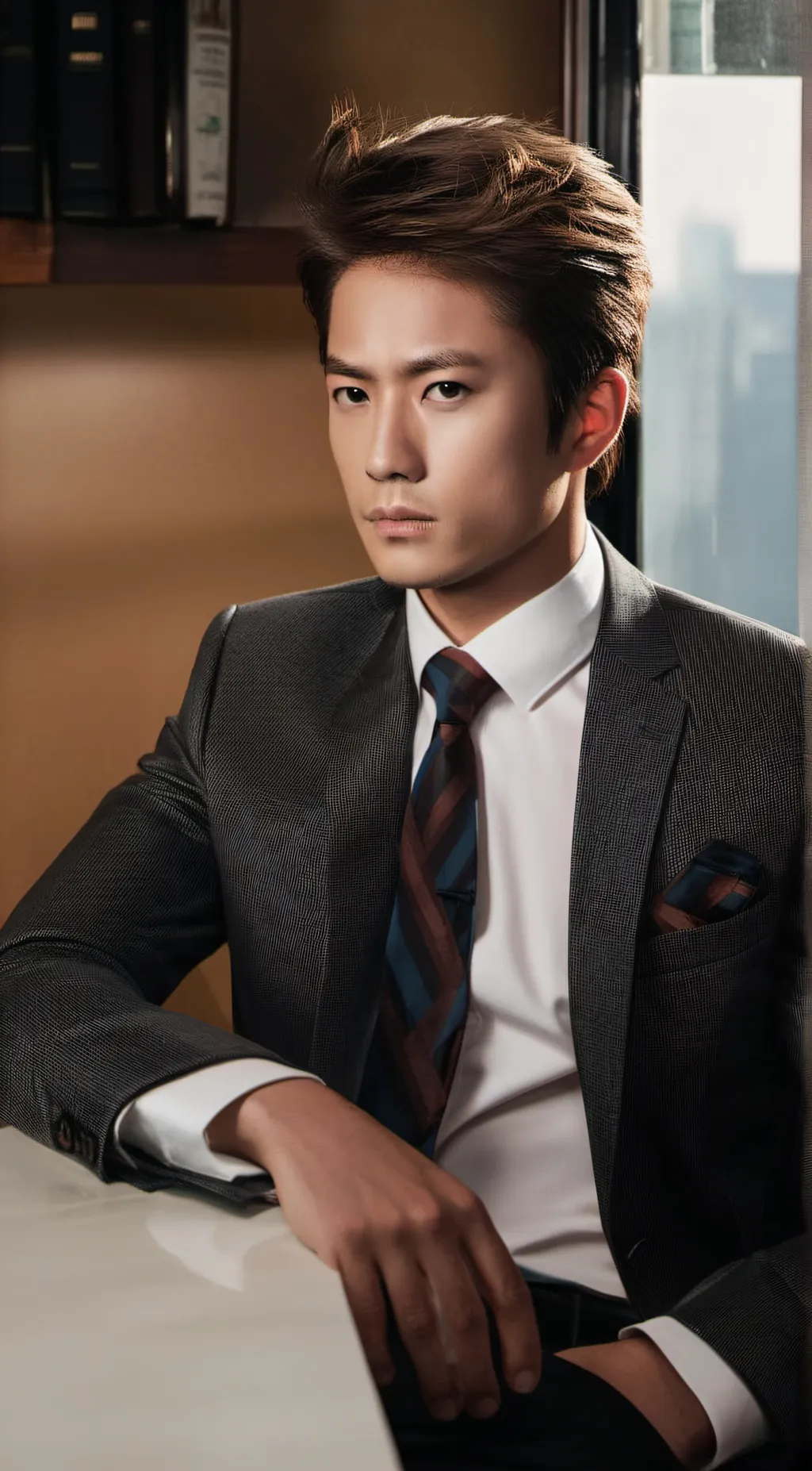 ai character: Ethan Shaw background