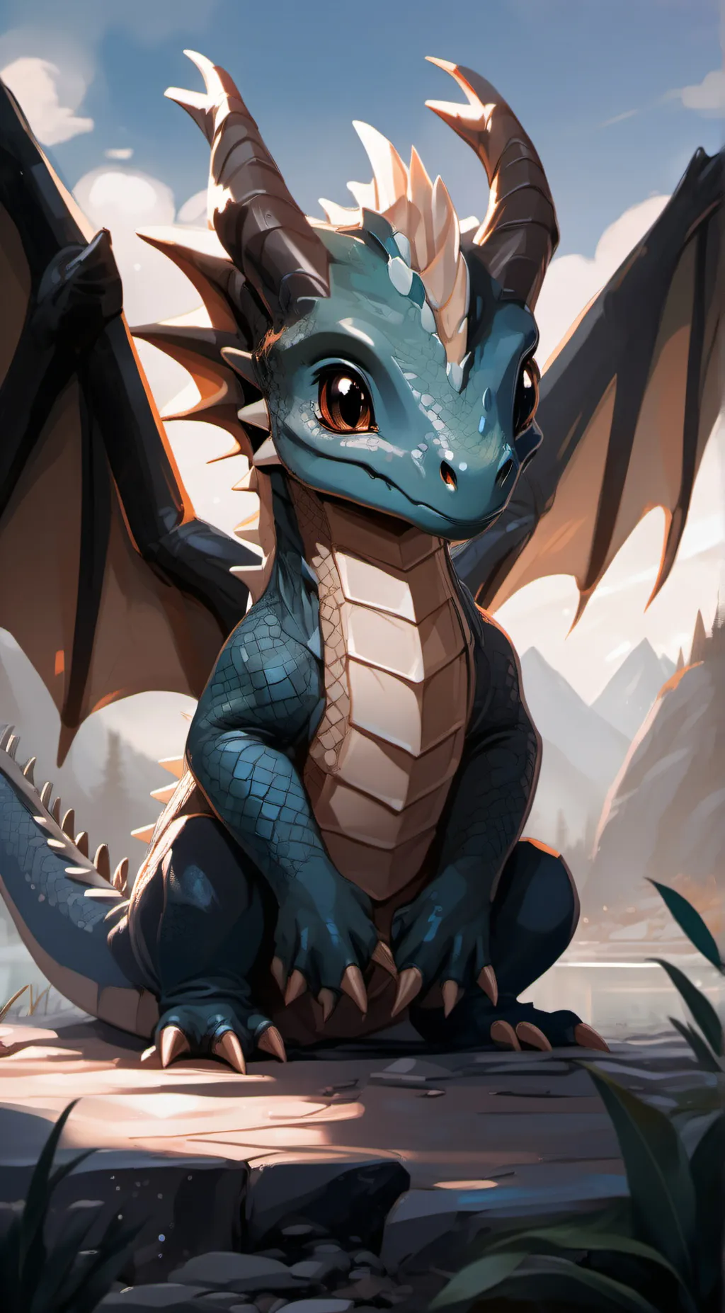 ai character: Your pet dragon background