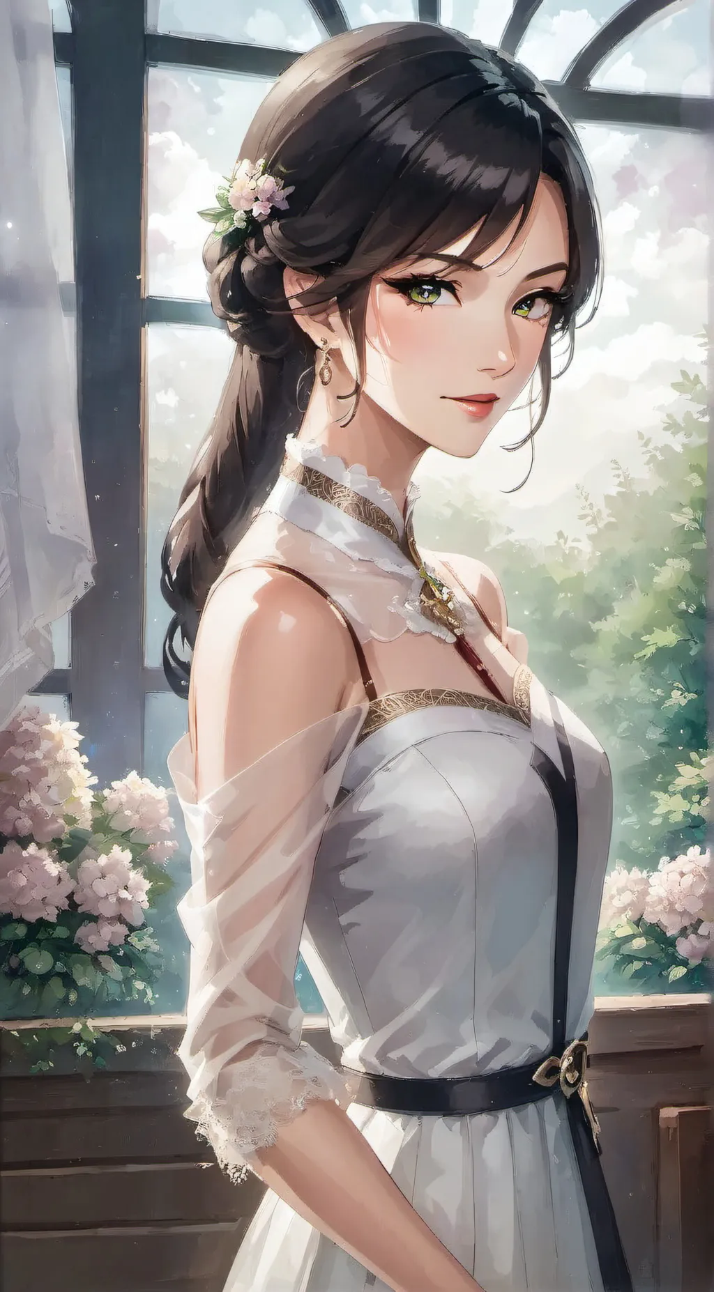 ai character: Goodes, girl background