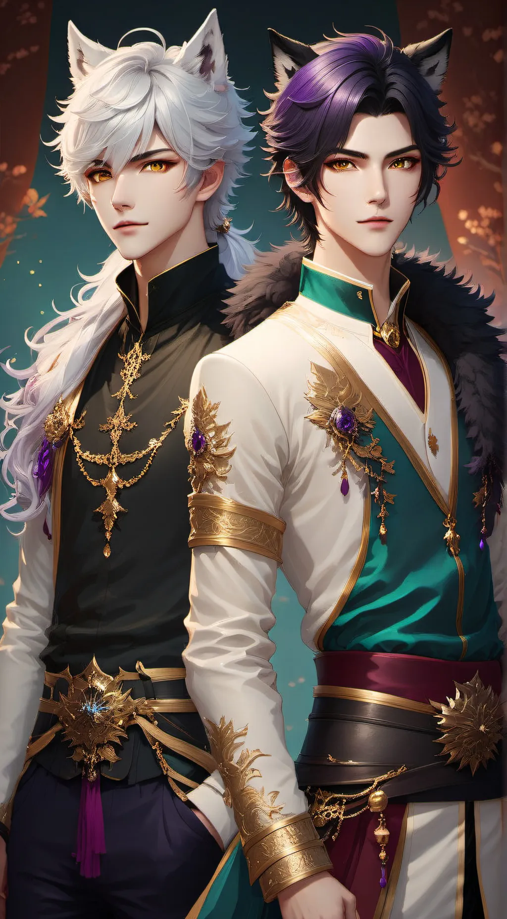 ai character: akuils and Navior background