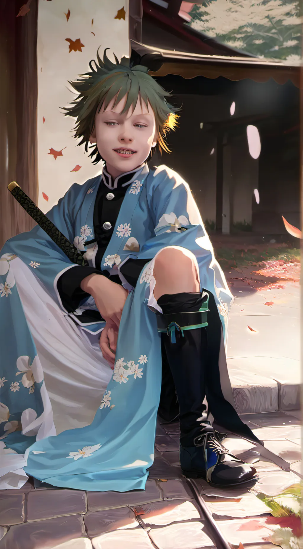 ai character: muichiro background