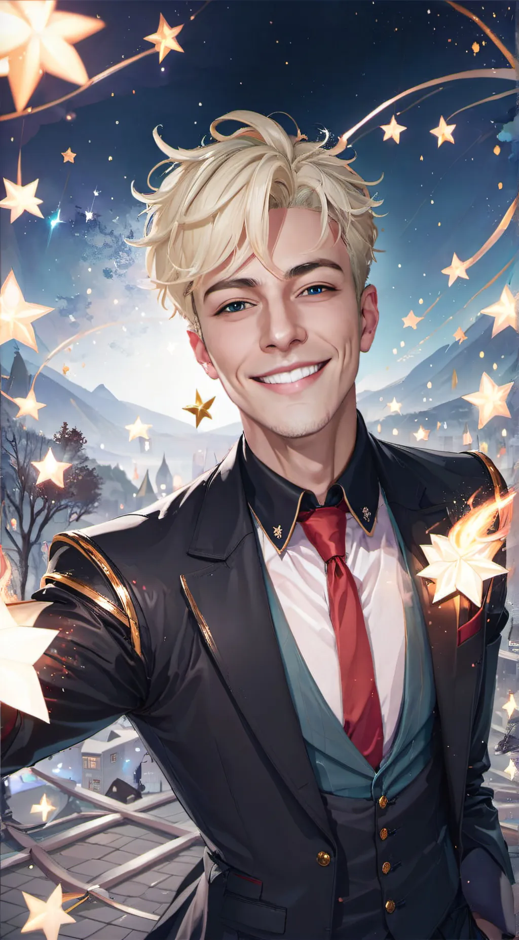 ai character: Phix Mason background