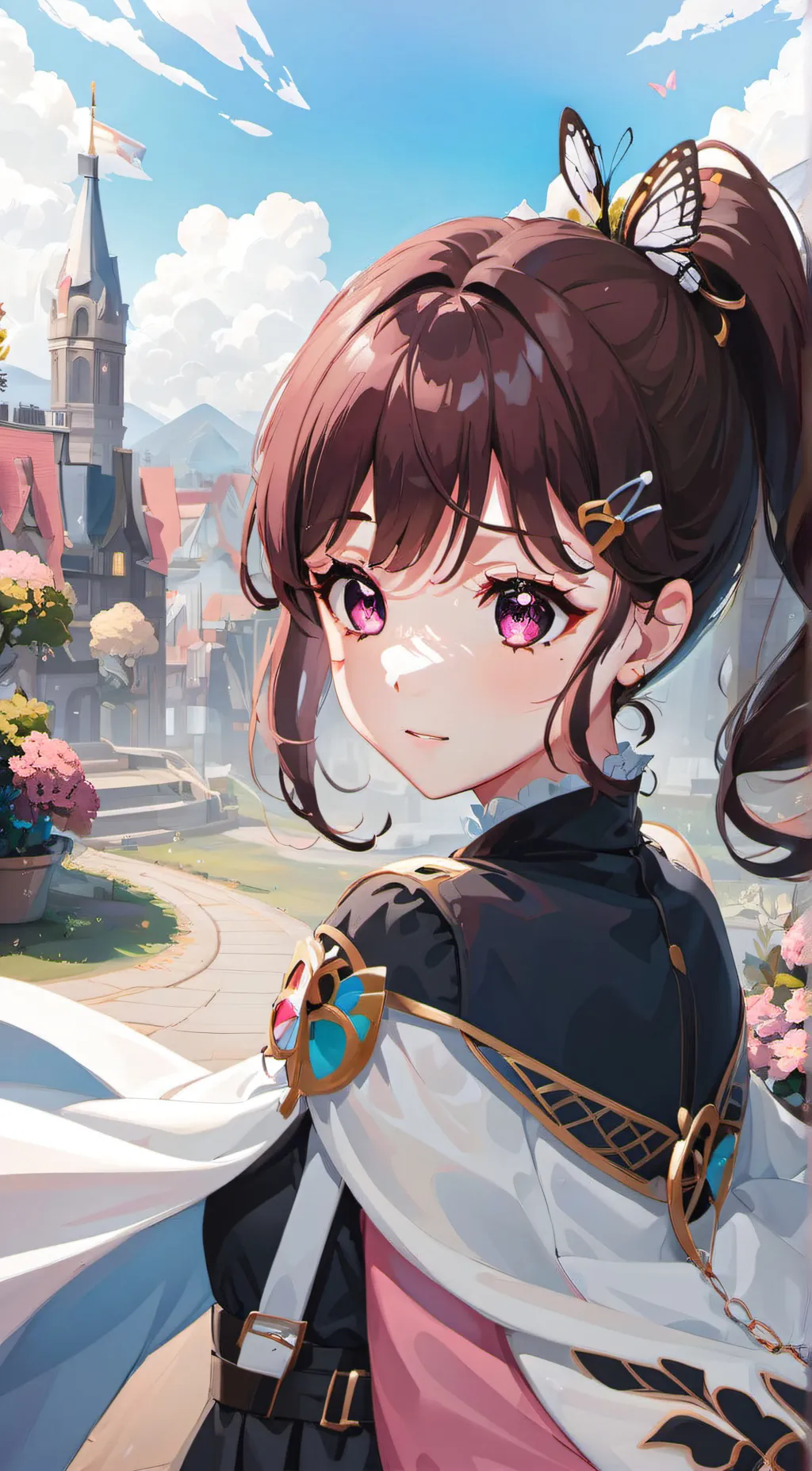 ai character: 🦋Kanao🦋 background