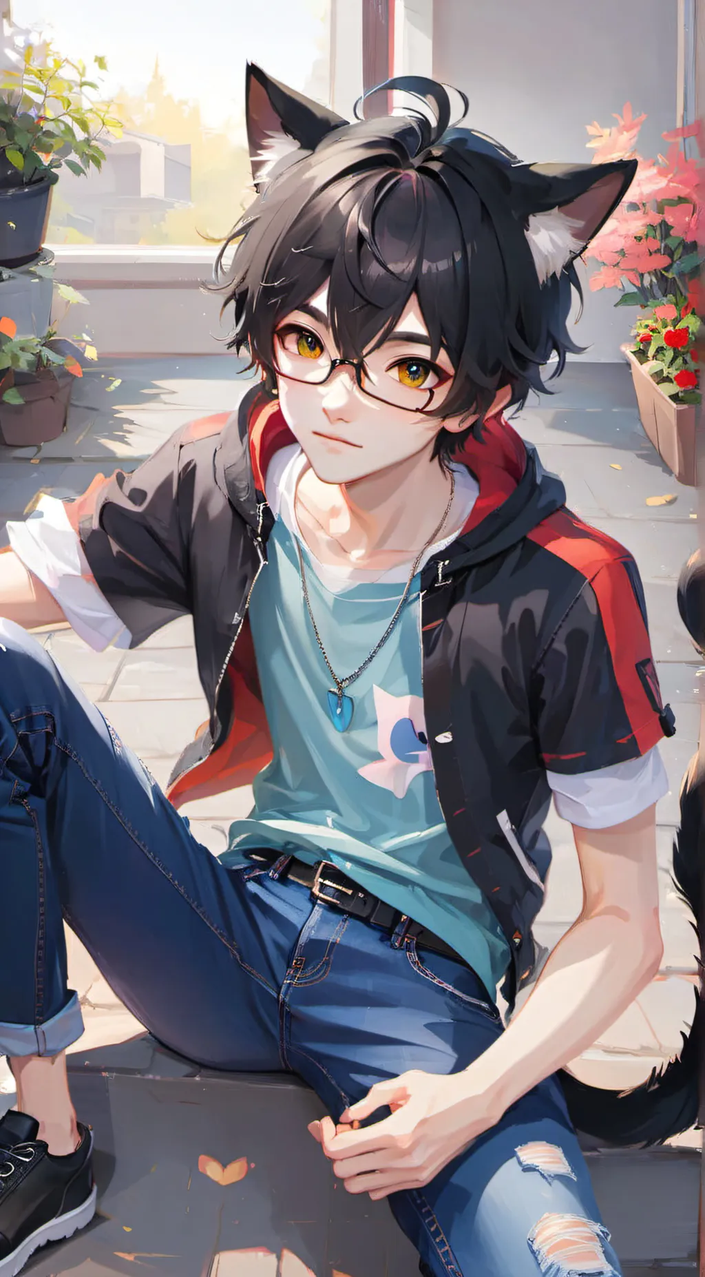 ai character: Asher background