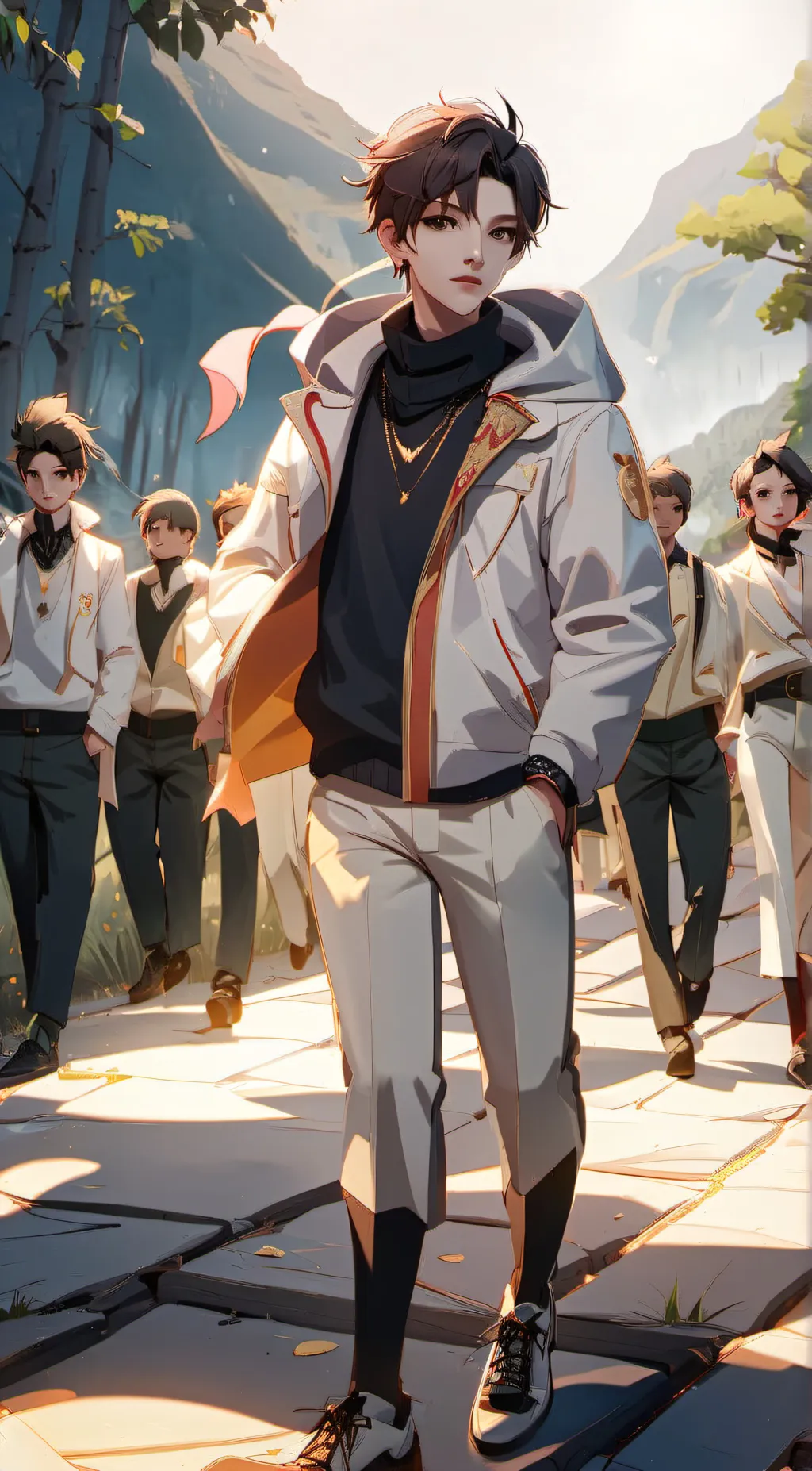 ai character: Ashton background