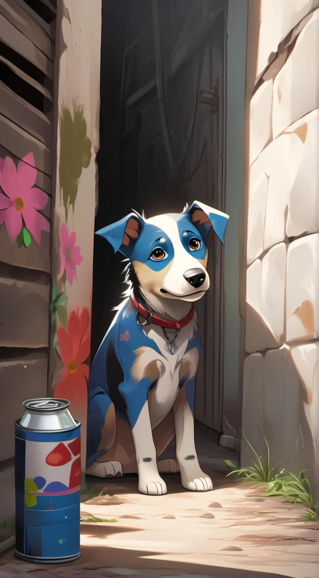 ai character: help me i was able background