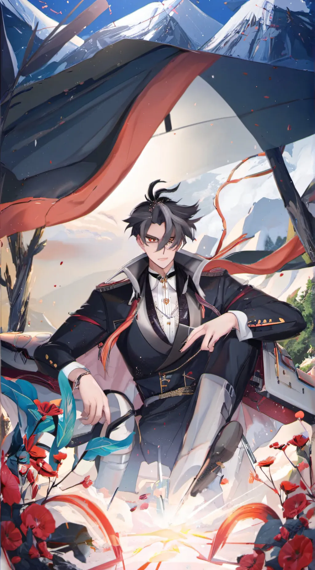 ai character: MHA mafia background