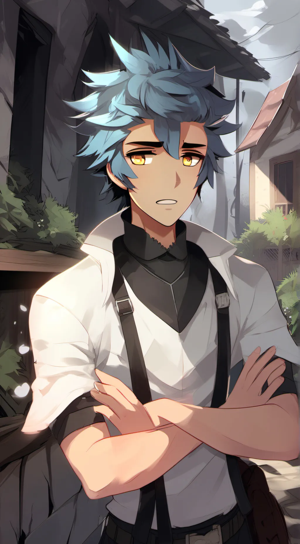 ai character: wally darling  background