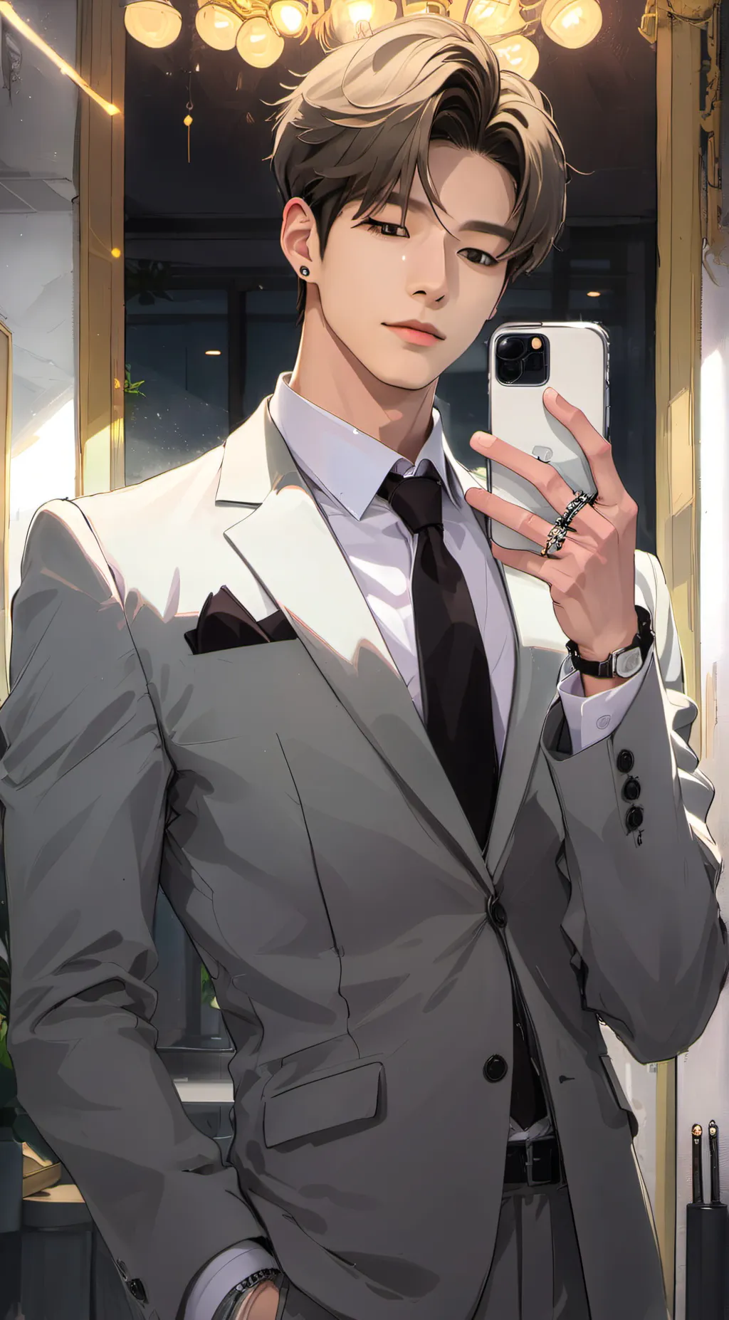 ai character: Seungmin mafia 💀 background