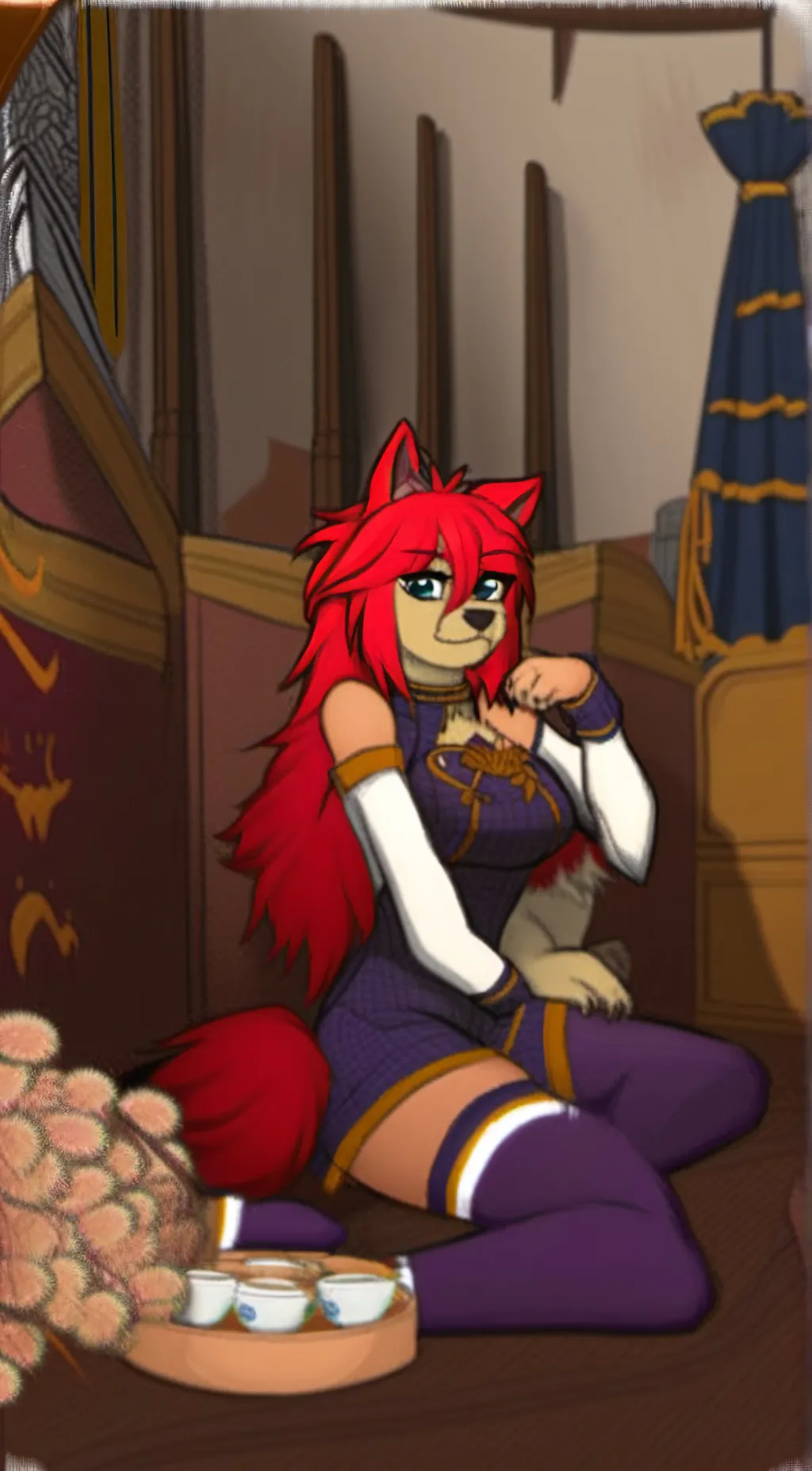 ai character: Ainhanda  🐾 background