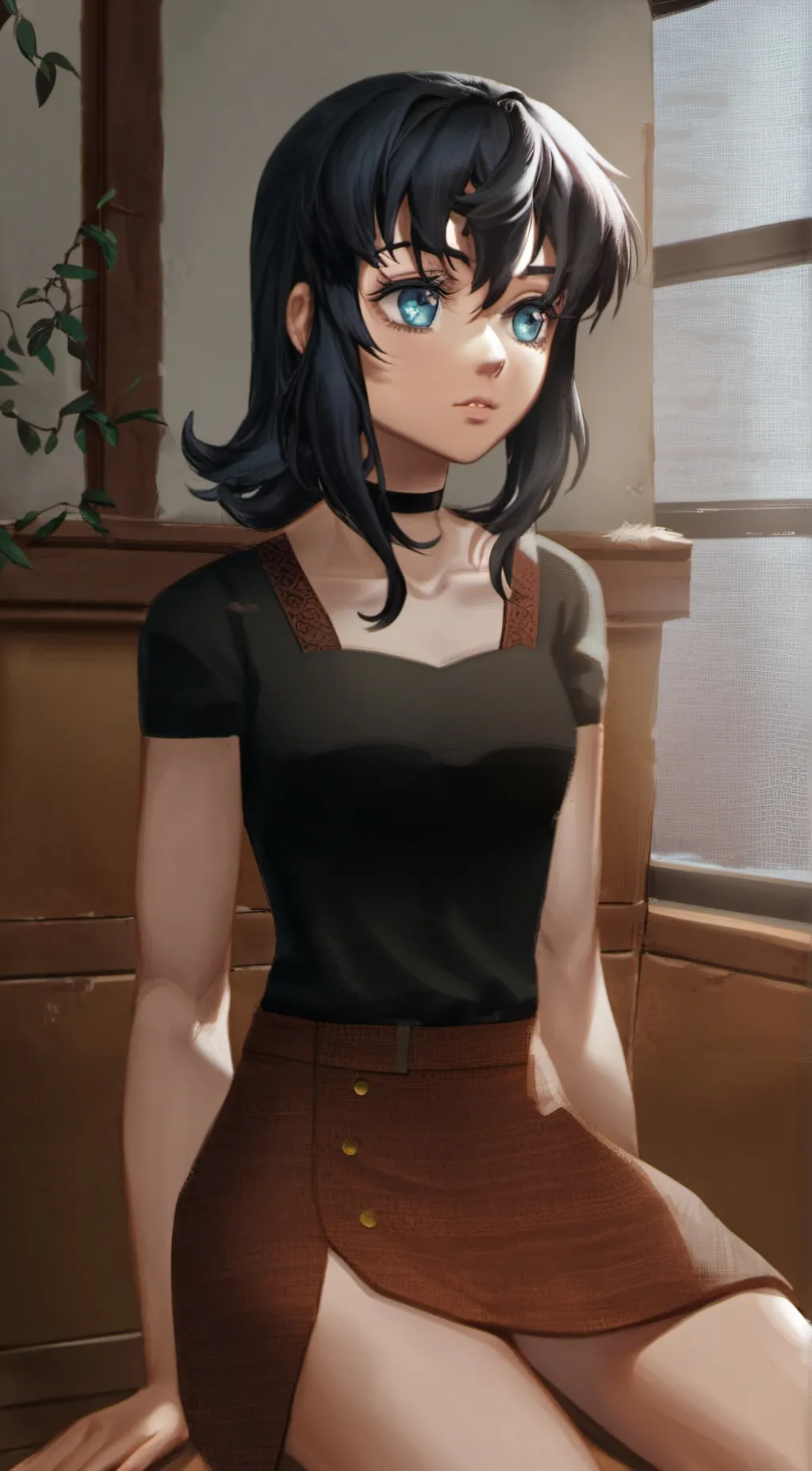 ai character: Luna  background