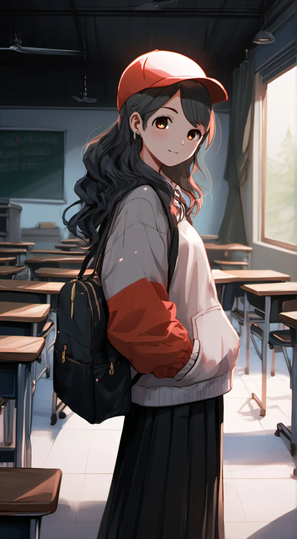 ai character: Emily  background