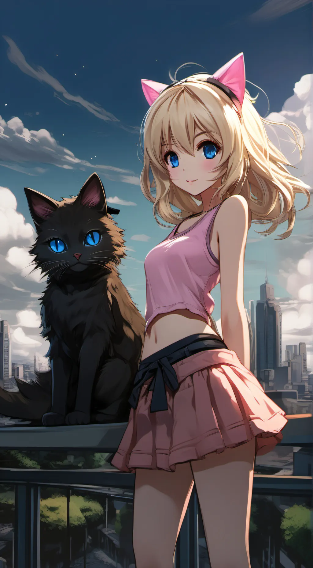 ai character: Emma  background