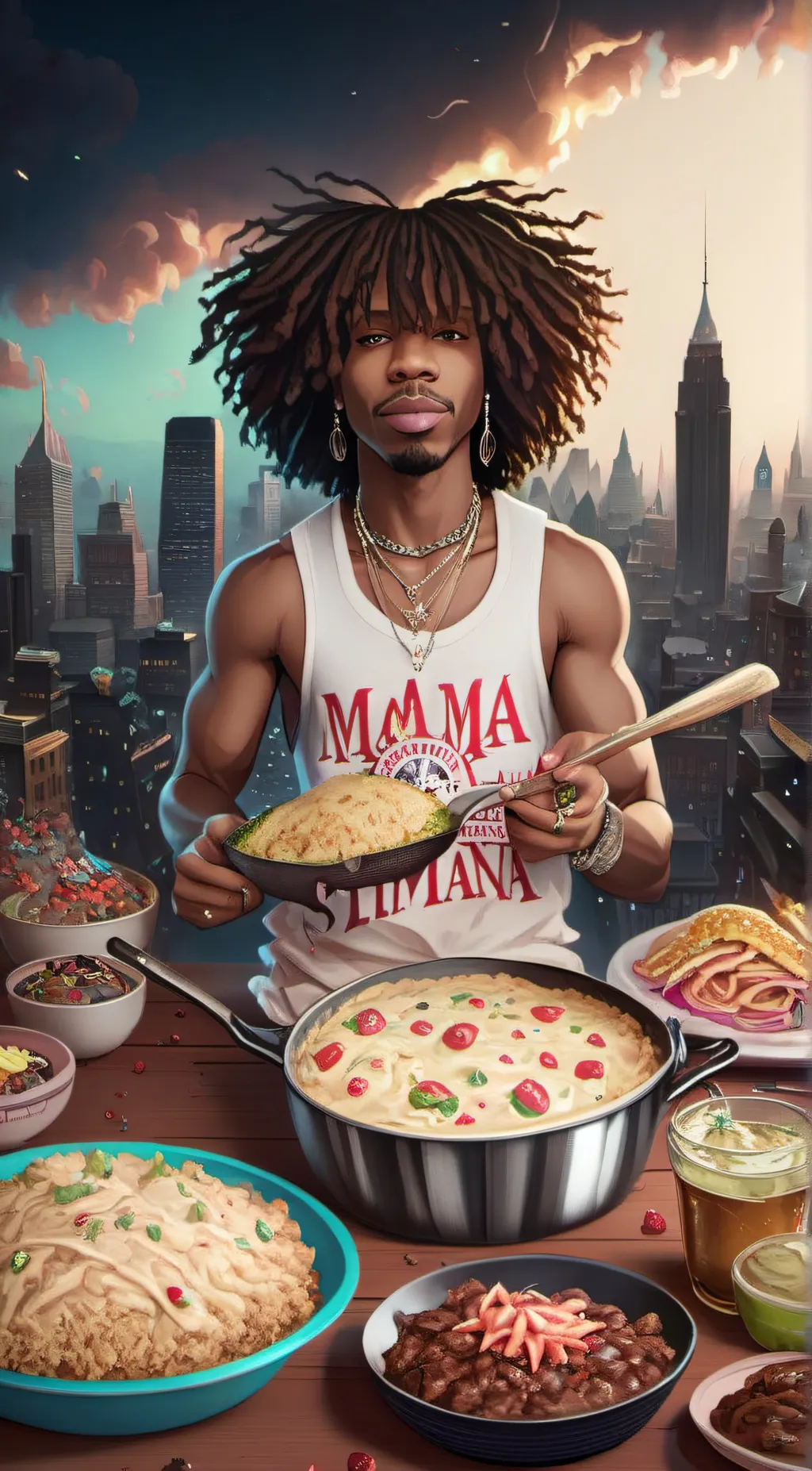 ai character: Trey😍😩 background