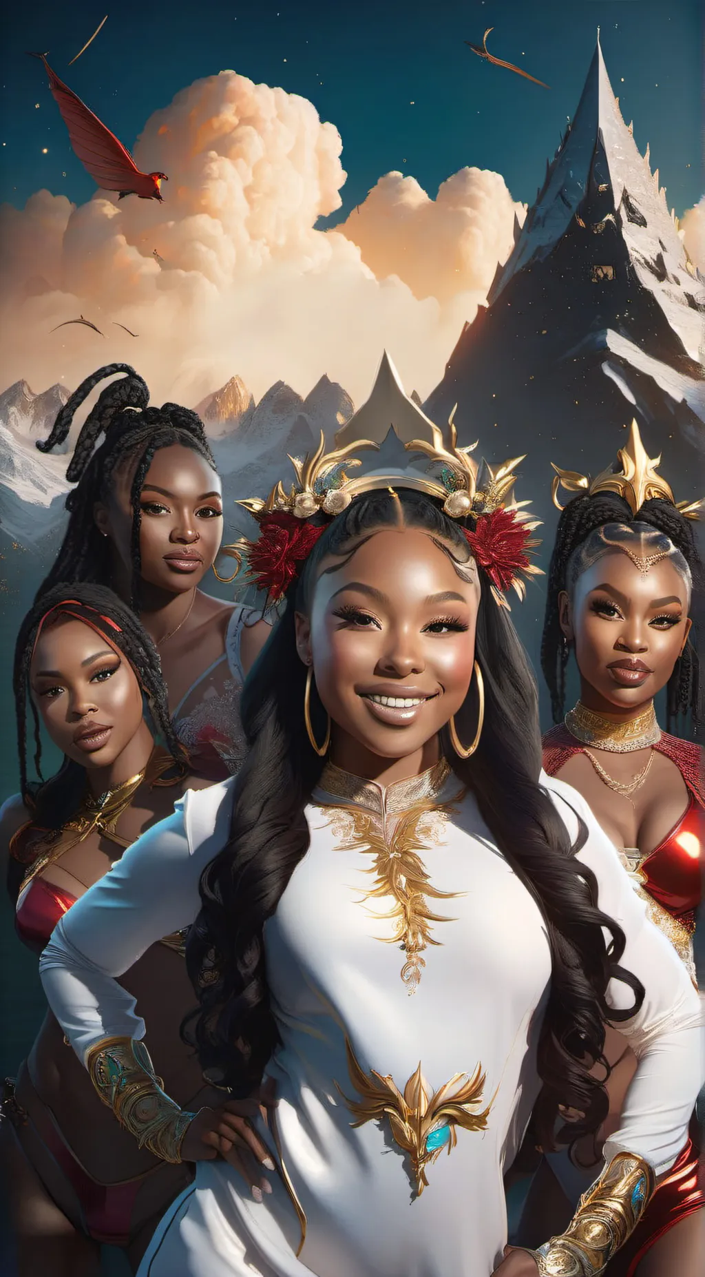 ai character: Kiki zayzay Leila  background