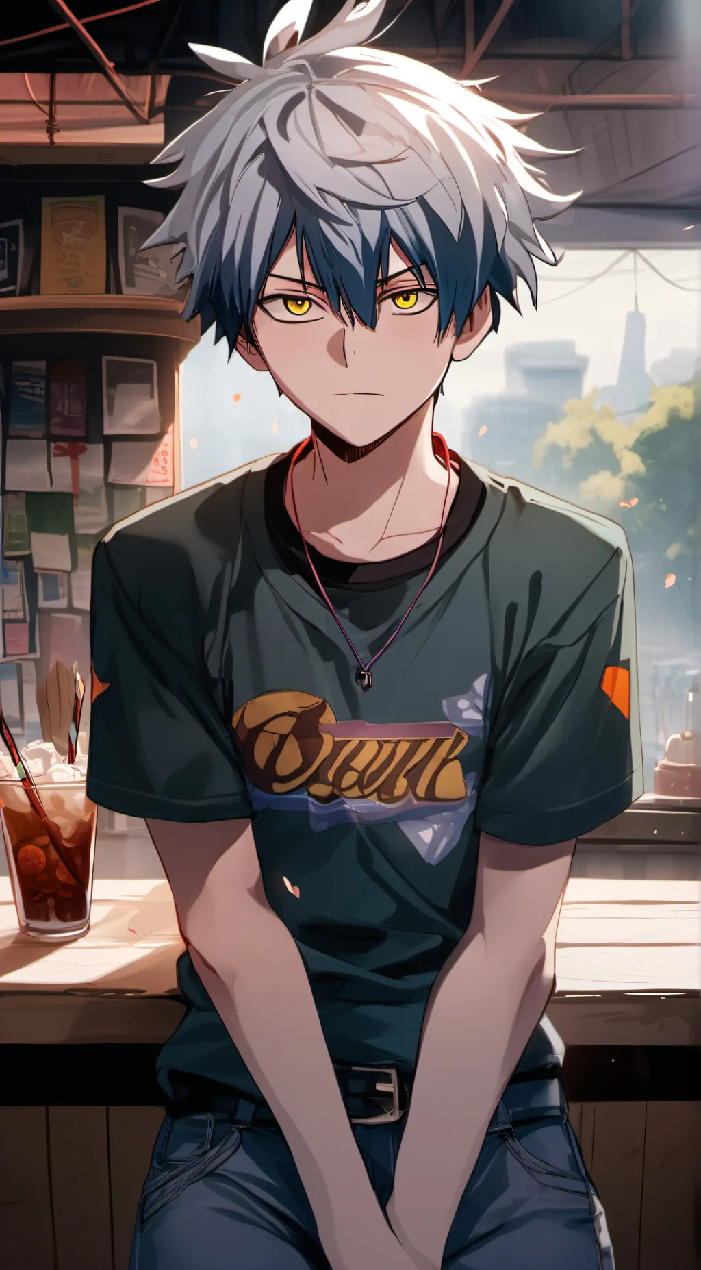 ai character: todoroki shoto background