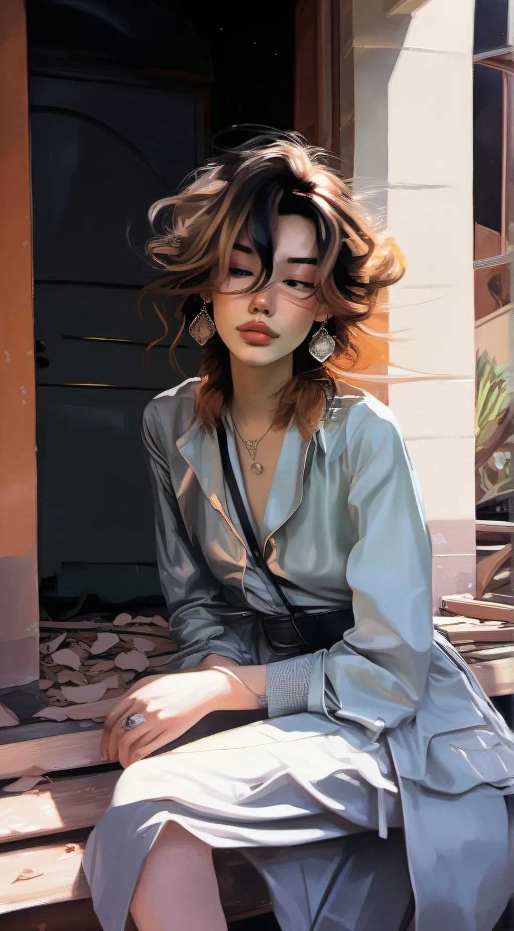 ai character: Aziza background