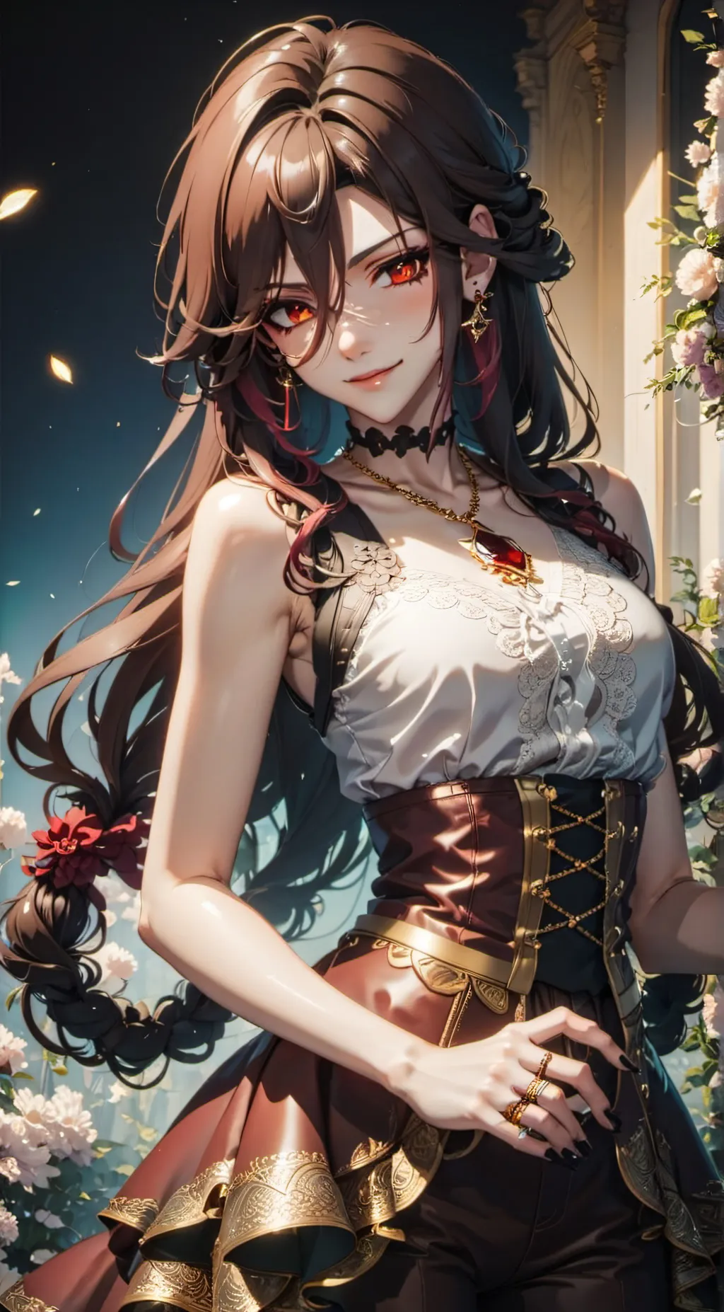 ai character: ~°Elvia°~ background