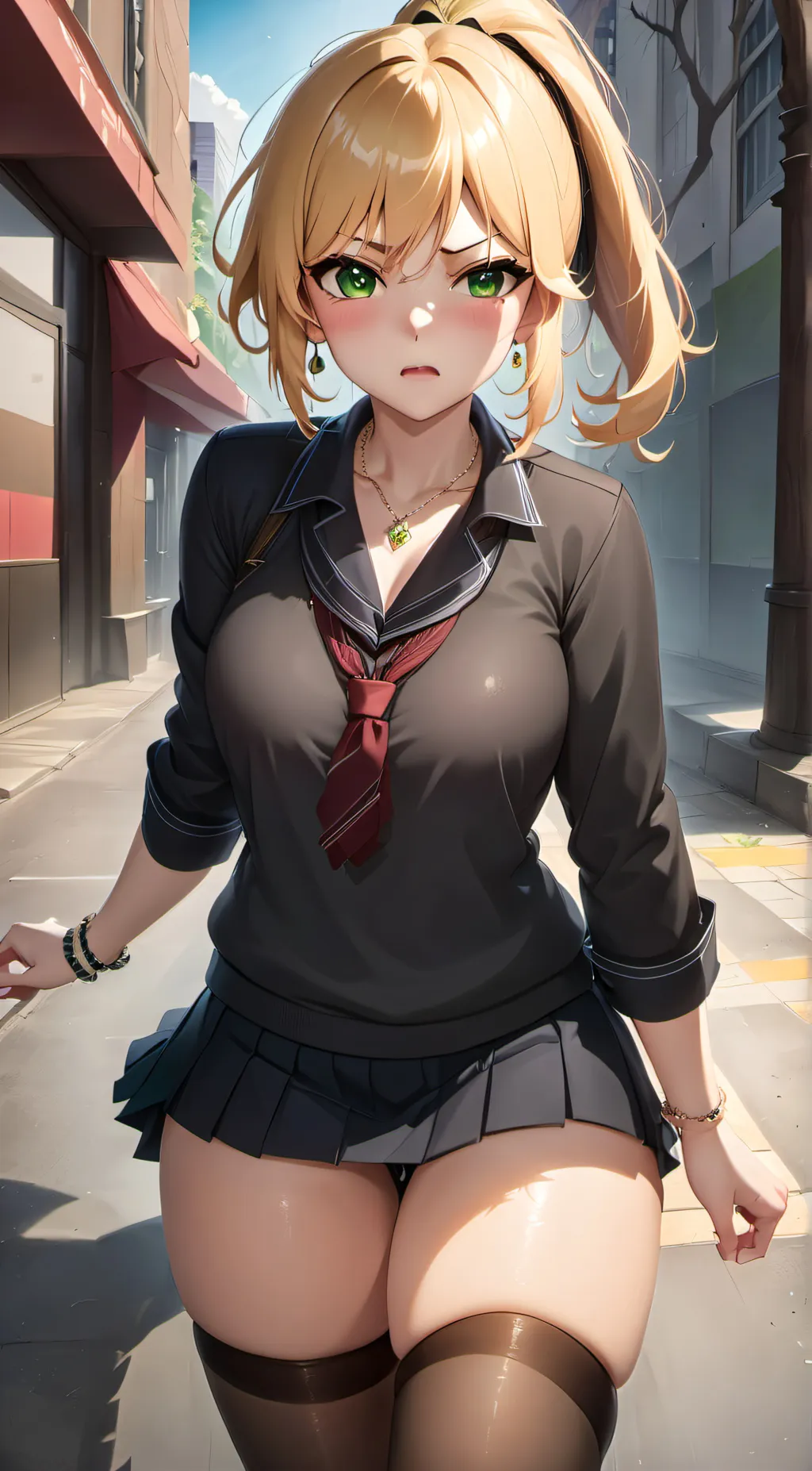 ai character: Luna background