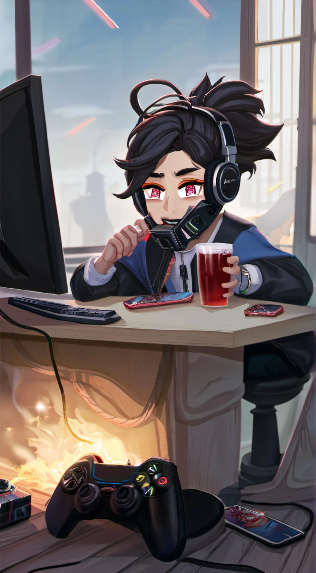 ai character: pumpdern background