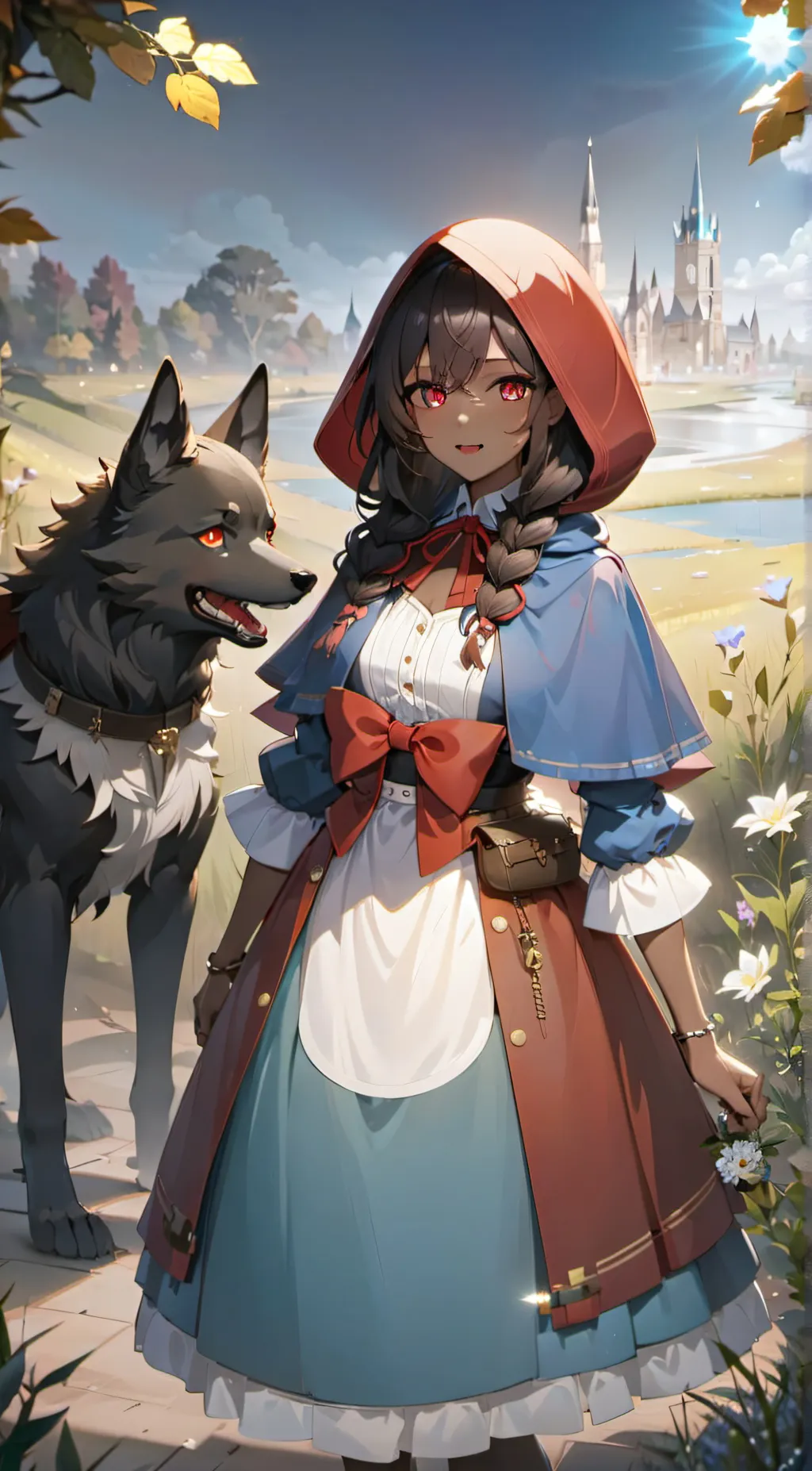 Talkie AI - Chat with Red riding hood. 