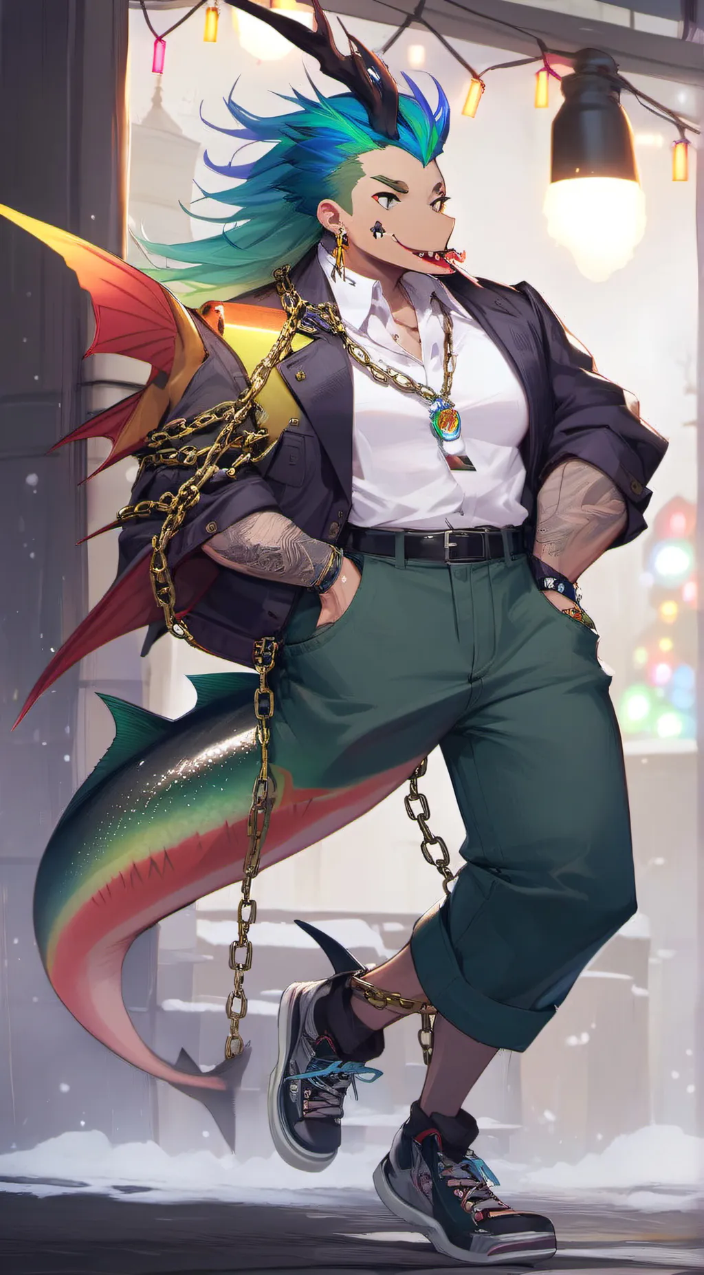 ai character: the king salmonids background