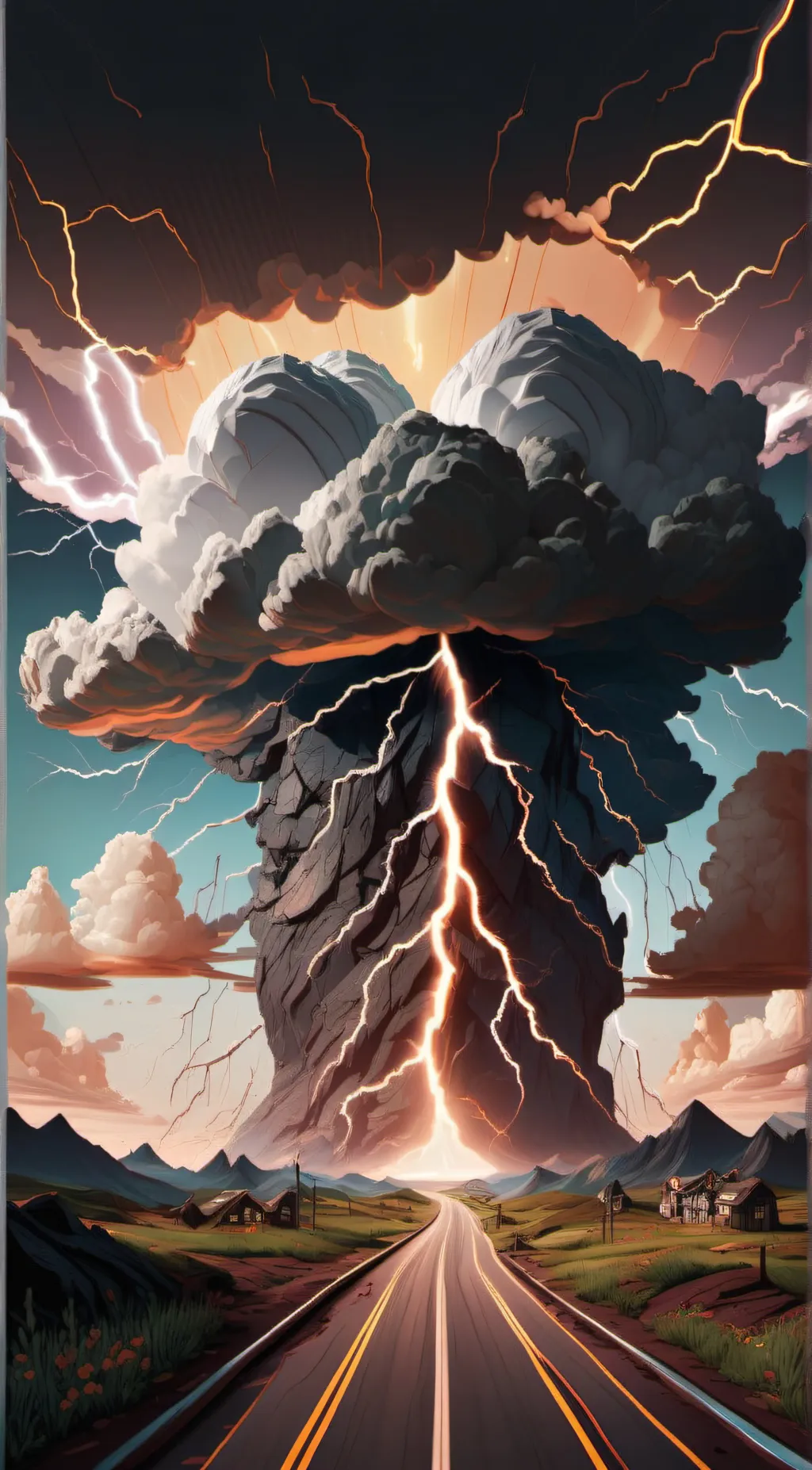 ai character: Thunder background