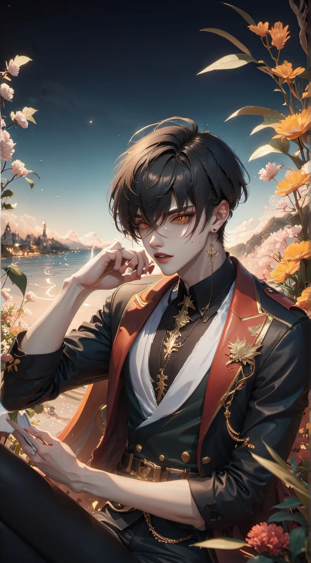 ai character: Carson  background