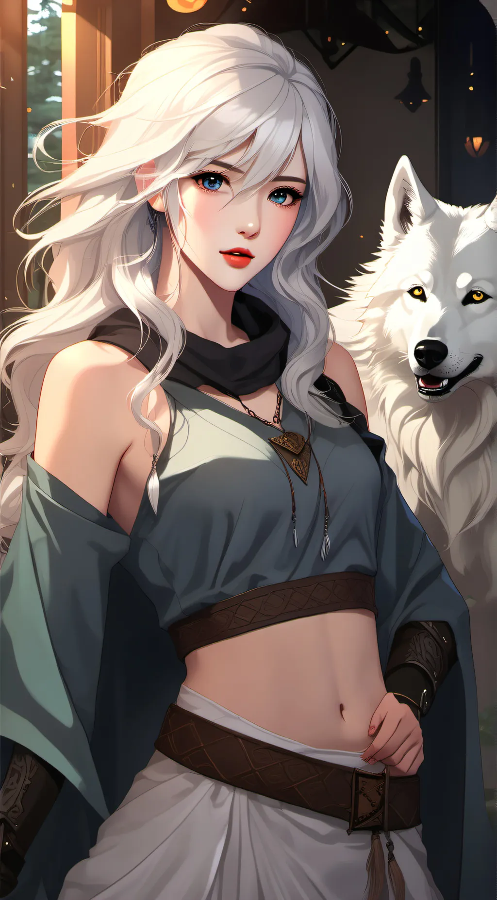 ai character: Hazel background