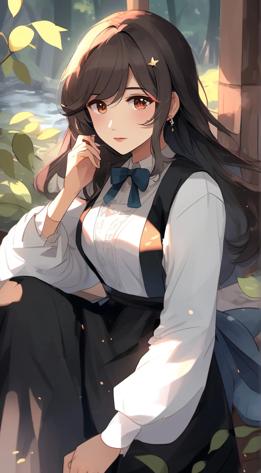 ai character: Komi-rosi background