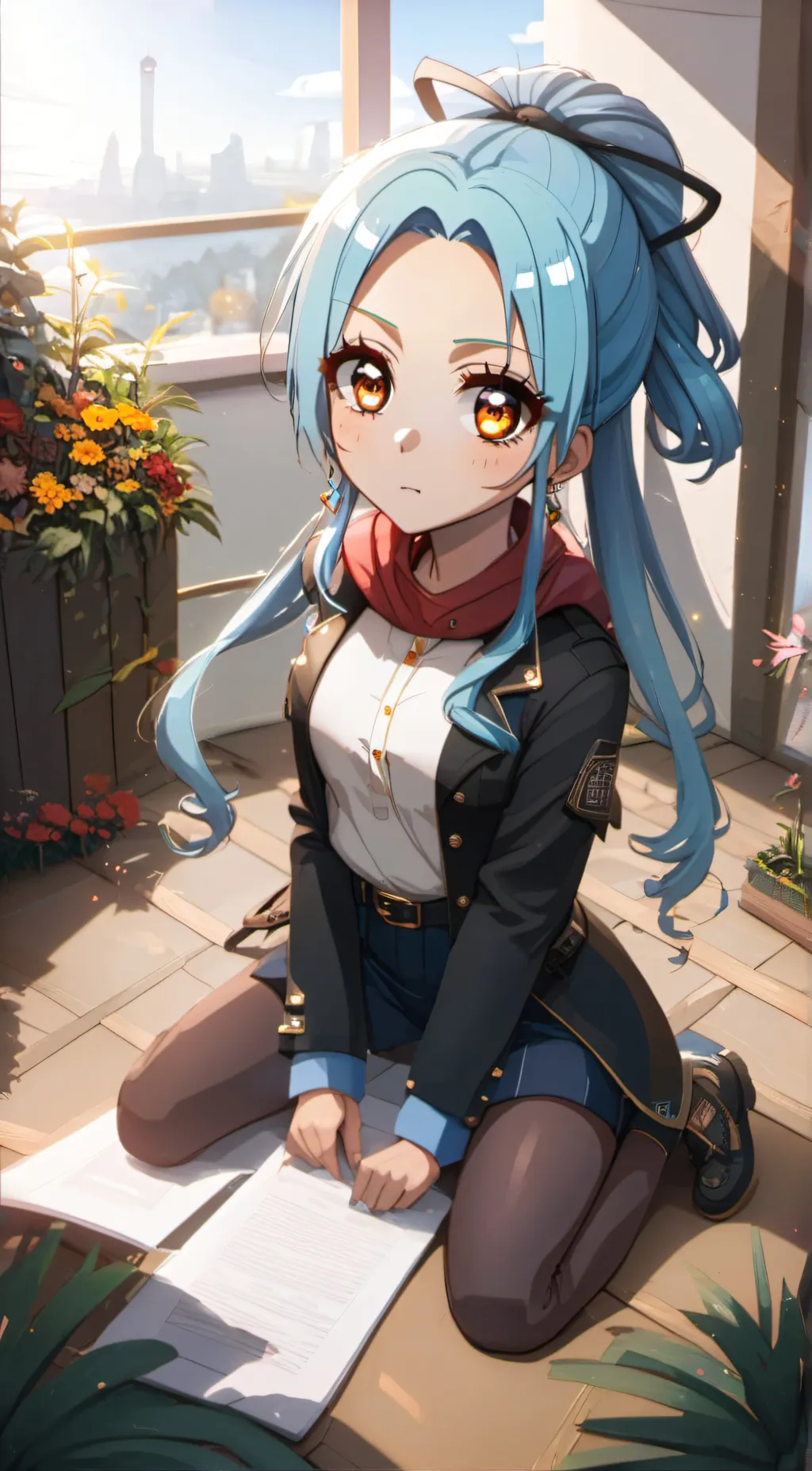 ai character: Aoi background