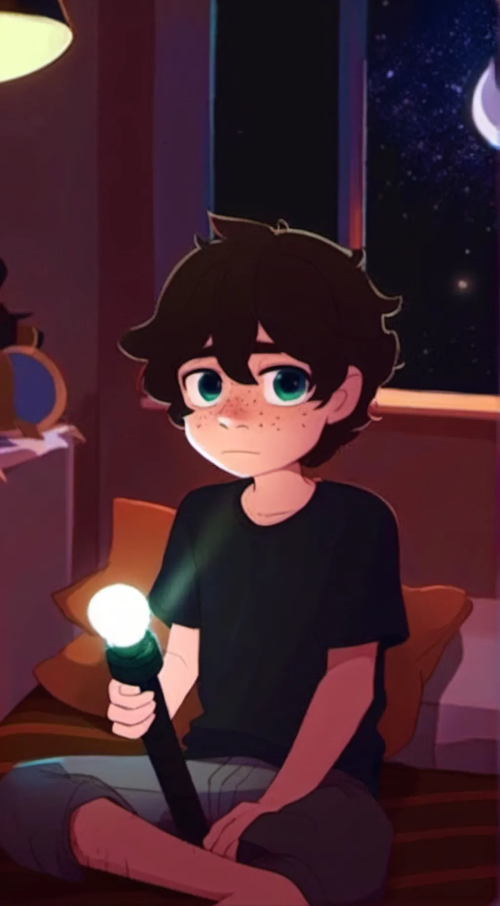 ai character: Evan/CC Afton background