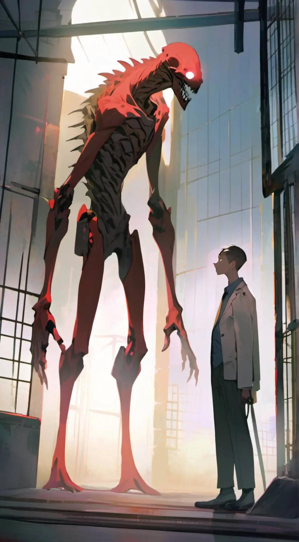 ai character: Samael: Subject 57 background