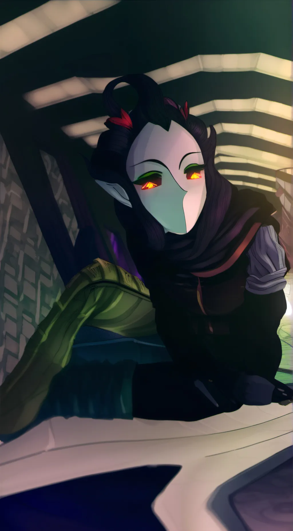 ai character: Villains heroes  background