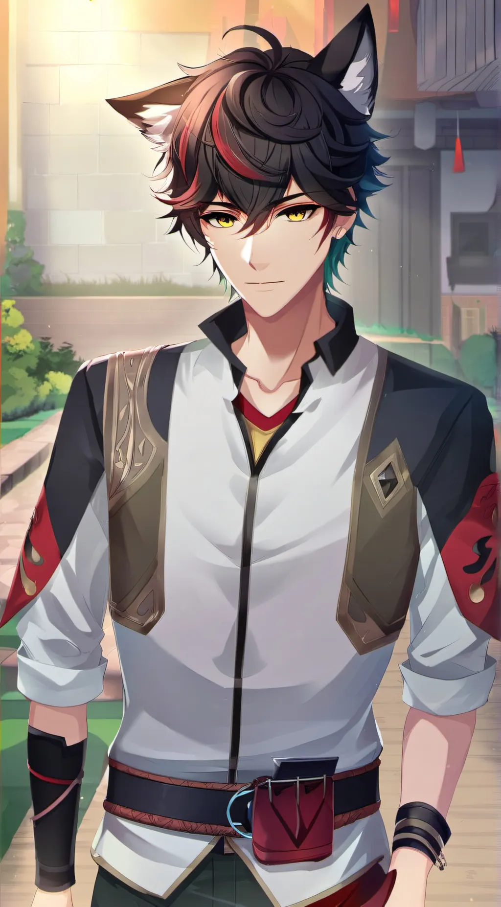 ai character: Aaron background